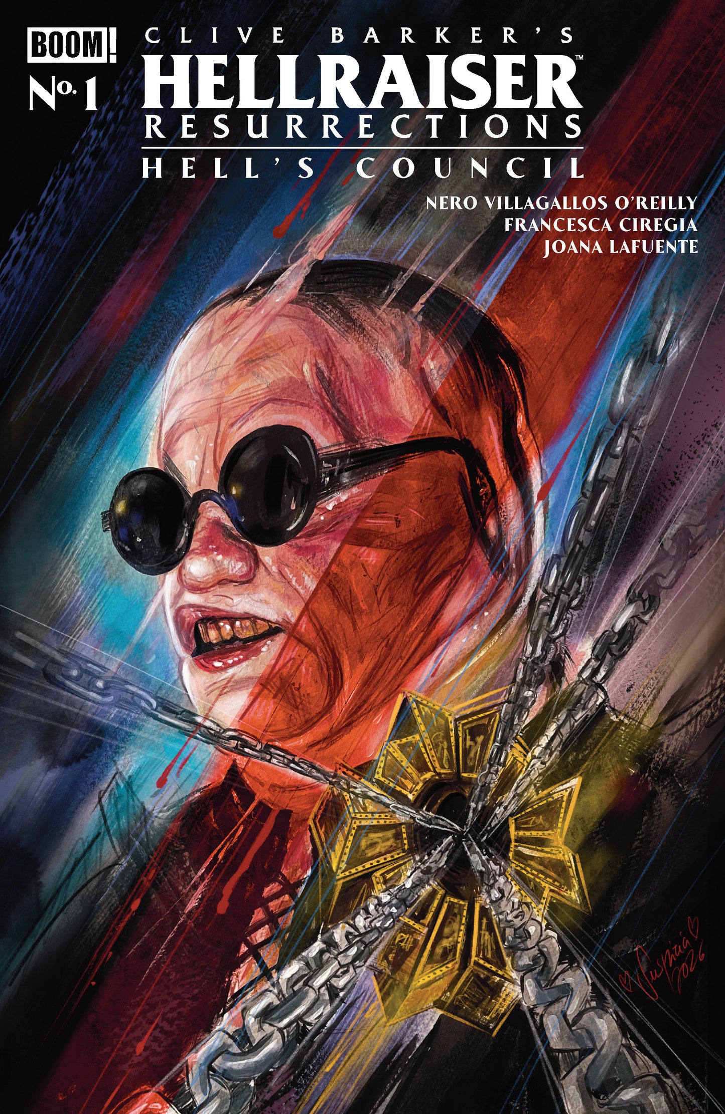 Hellraiser: Resurrections - Hell's Council #1 A Main (Dressed, Vilchez) (Pre-Order by 08/17/26 | Est. In-Store: 09/23/26 | Ships after release)