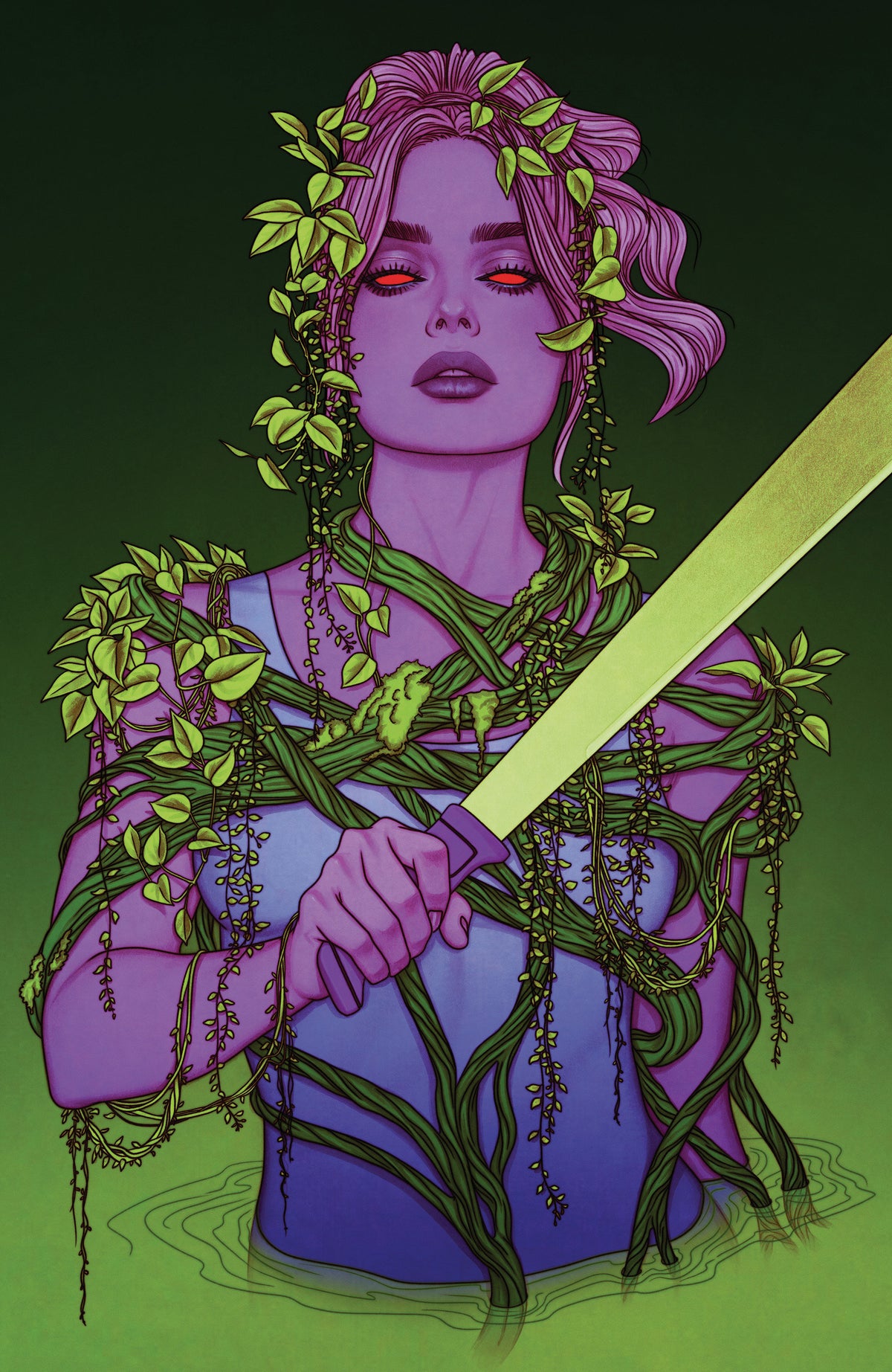 Swamp Thing is Killing the Children #1 F Glow in the Dark Variant (Full Art, Glow in the Dark, Frison) (Pre-Order by 10/19/26 | Est. In-Store: 12/02/26 | Ships after release)