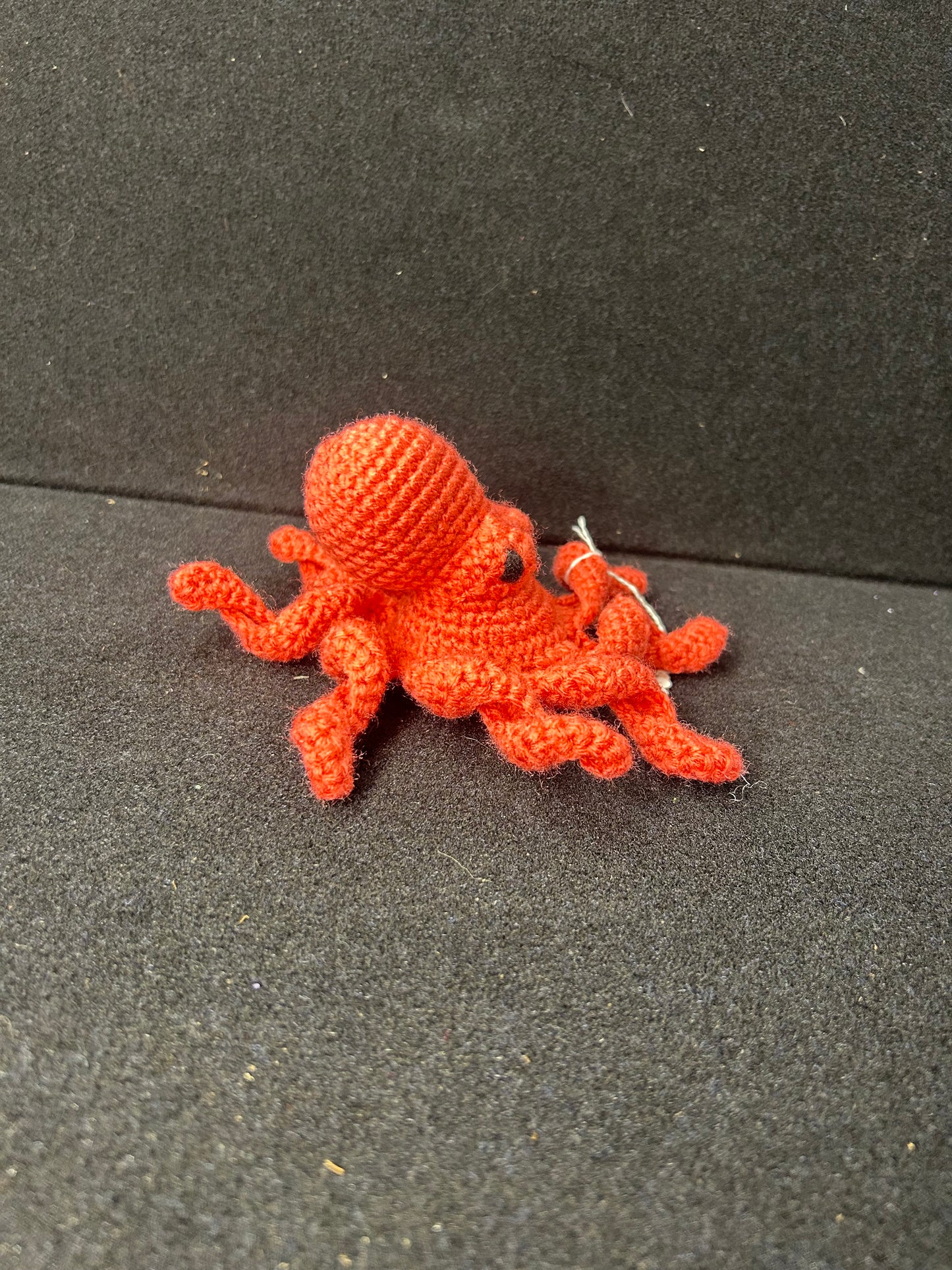 Red Crochet Octopus