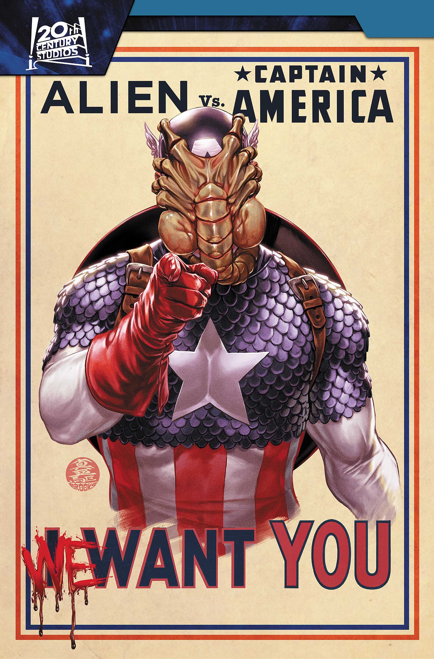 Alien vs. Captain America (Order By 06/08/26) (Estimated In Store By 08/18/26) (THIS ITEM IS A PRE-ORDER AND YOU WILL NOT RECEIVE IT UNTIL AFTER THE IN STORE DATE)