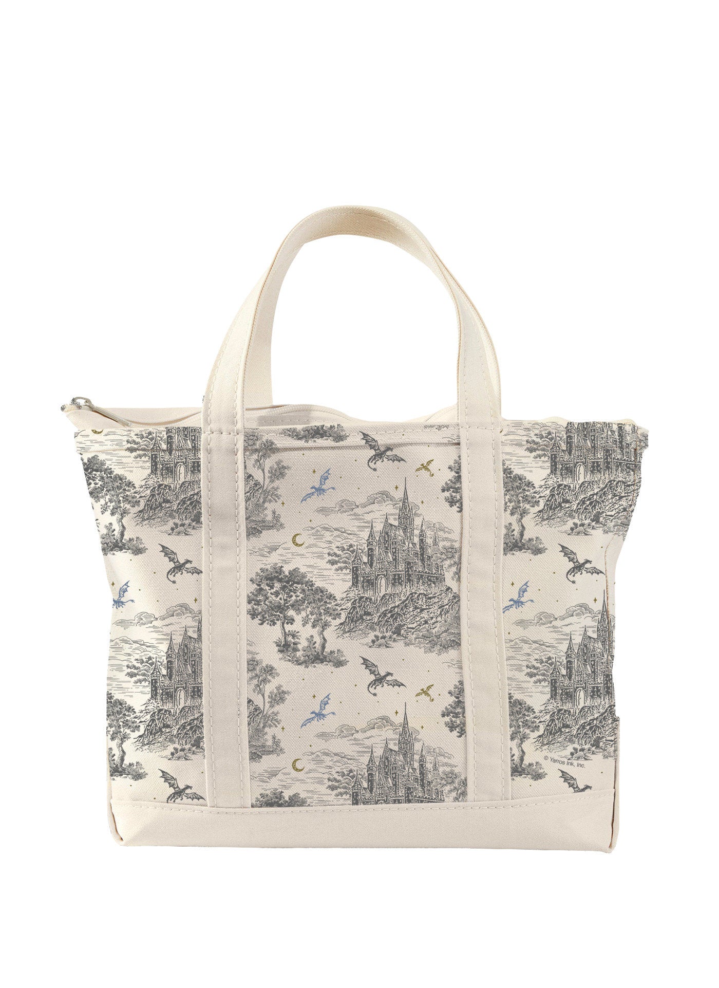Rebecca Yarros's Fourth Wing: Basgiath Toile Large Zippered Market Tote Bag (Pre-Order by 08/24/26 | Est. In-Store: 09/22/26 | Ships after release)