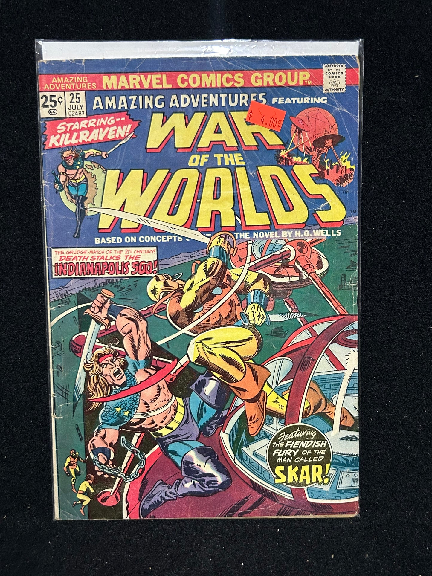 Amazing Adventures #25 – War of the Worlds (July 1974)