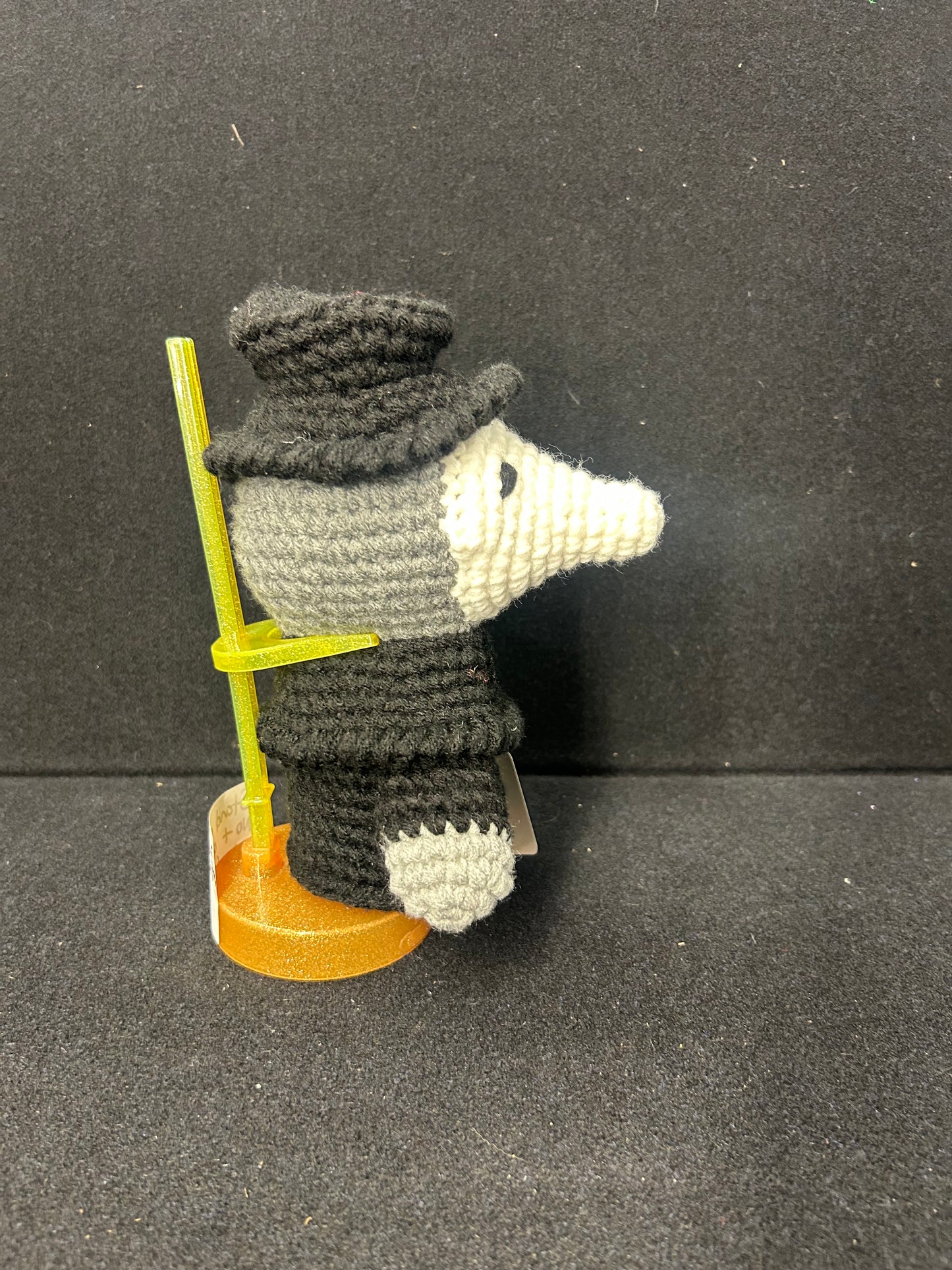Plague Doctor Crochet Figure