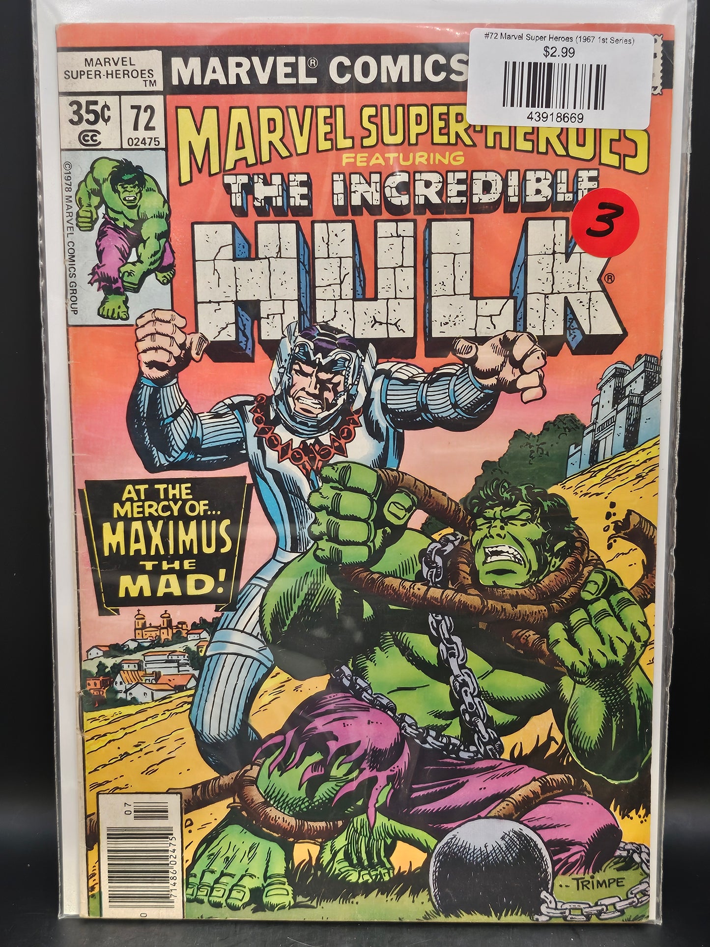 #72 Marvel Super Heroes (1967 1st Series)