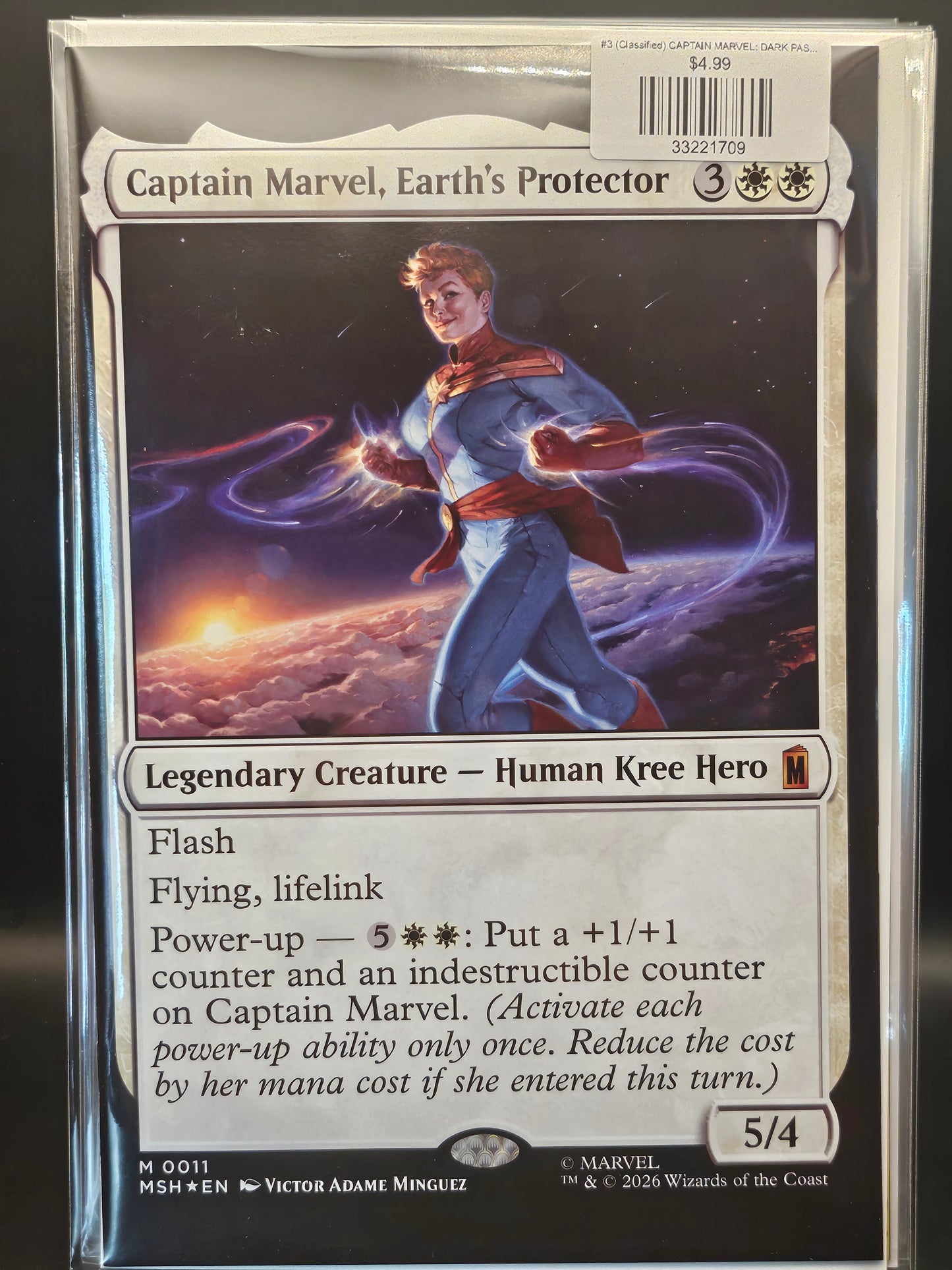 #3 (Classified) CAPTAIN MARVEL: DARK PAST (CLASSIFIED ARTIST MAGIC: THE GATHERING VARIANT)
