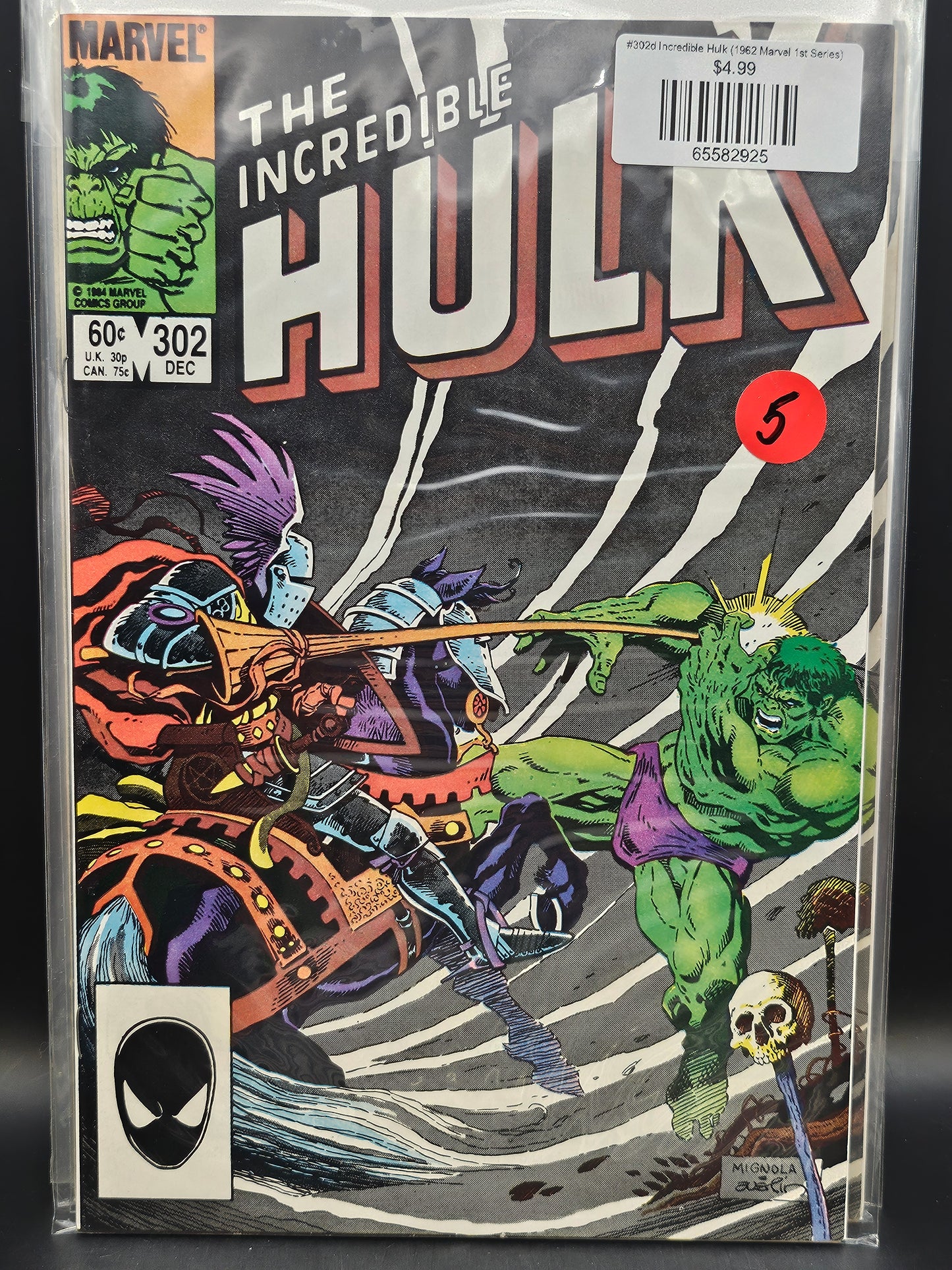 #302d Incredible Hulk (1962 Marvel 1st Series)