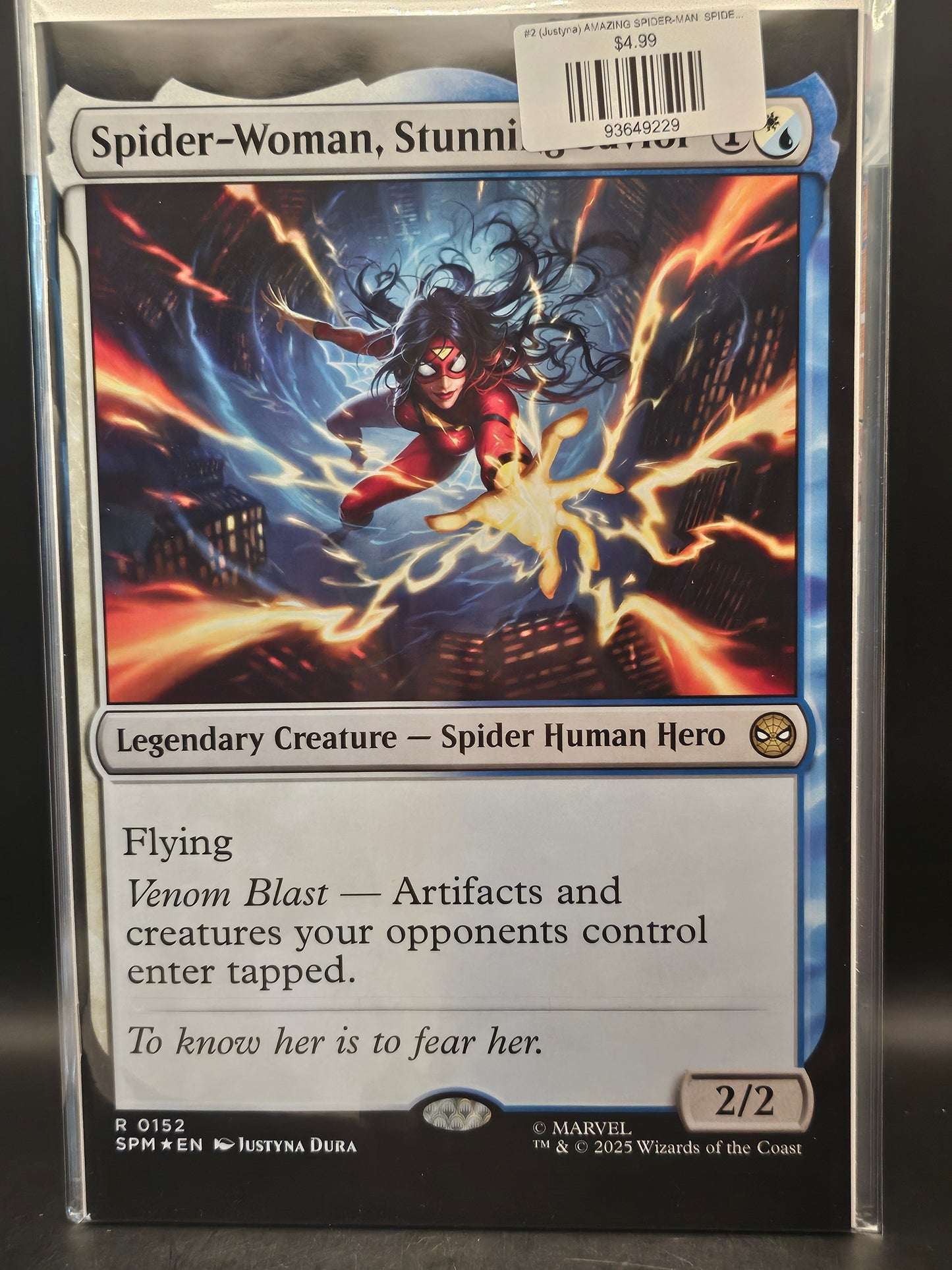 #2 (Justyna) AMAZING SPIDER-MAN: SPIDER-VERSITY (JUSTYNA DURA MAGIC: THE GATHERING VARIANT)