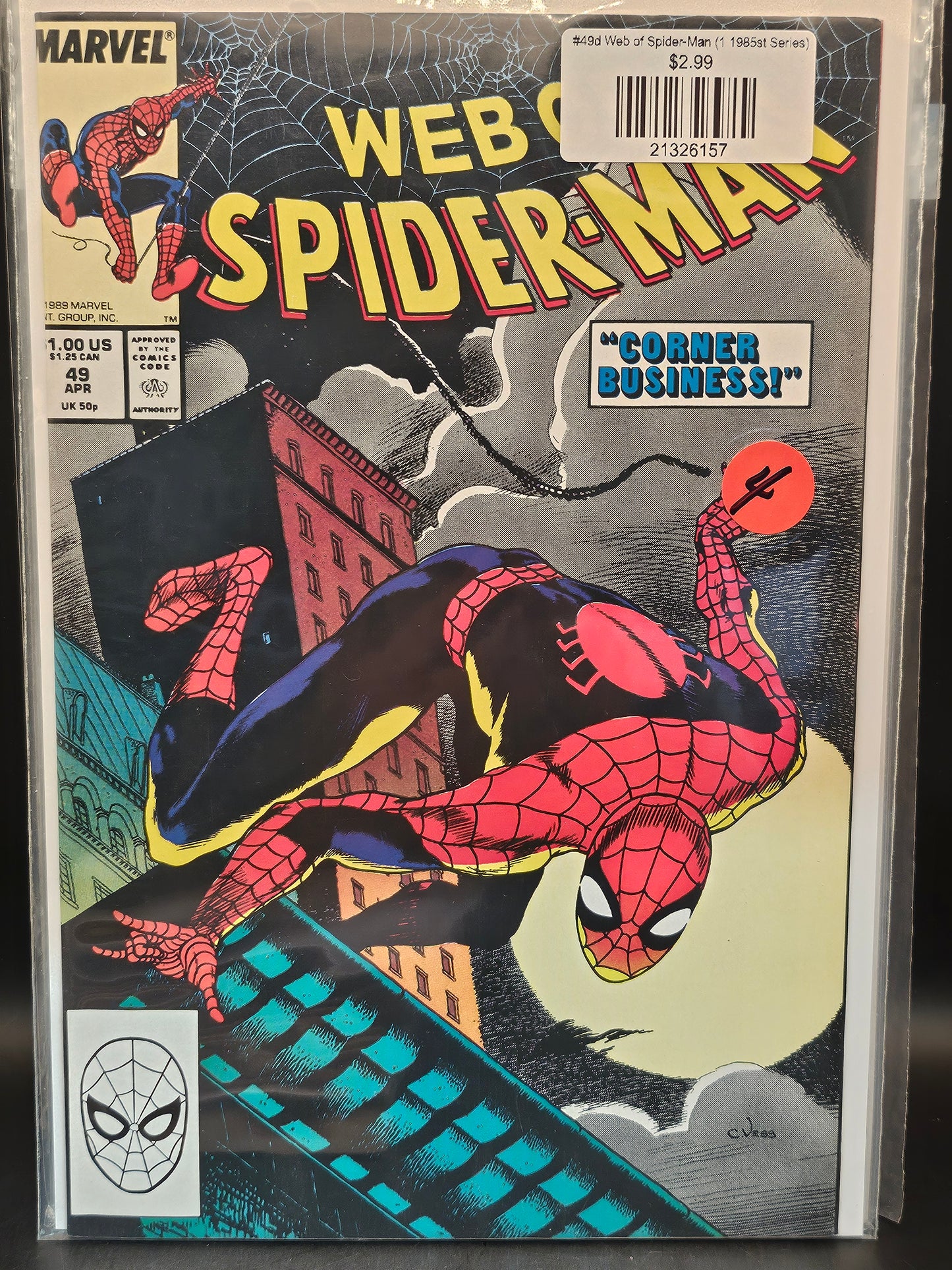 #49D Web of Spider-Man (1985 1st Series)