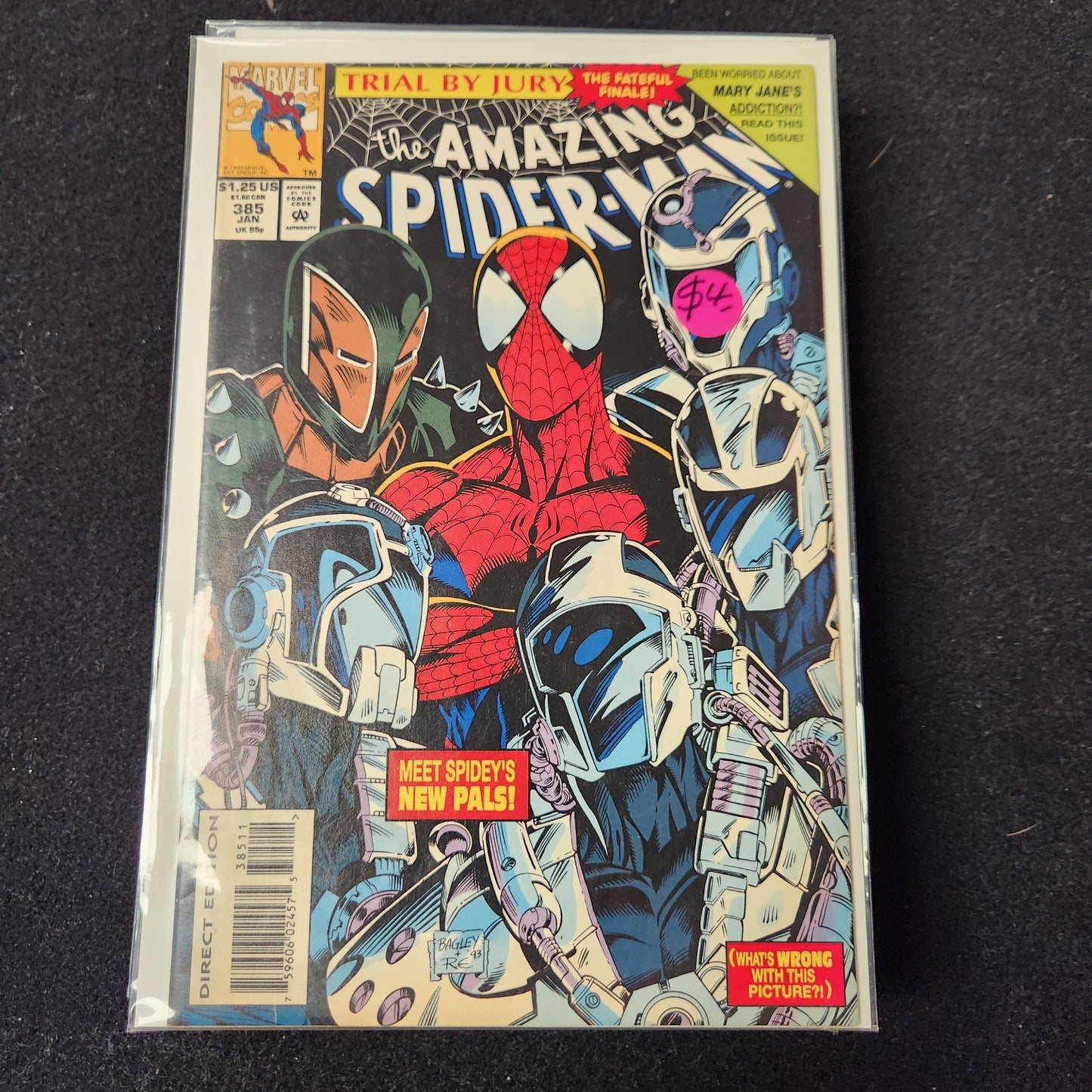 Amazing Spiderman V1 1963–1998 #385 (1993) — Trial by Jury: The Fateful Finale