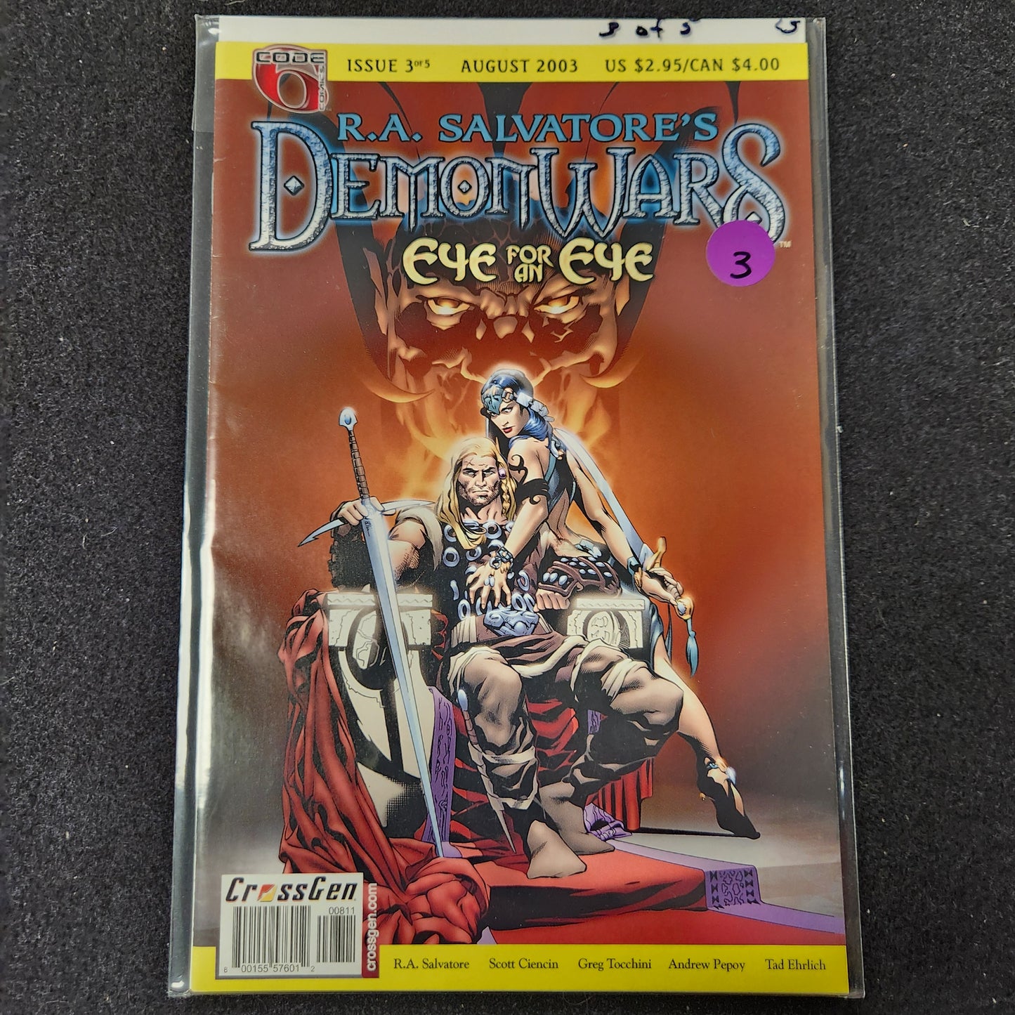 114.102 – #3 of 5 – limited series – Demon Wars Eye for an Eye