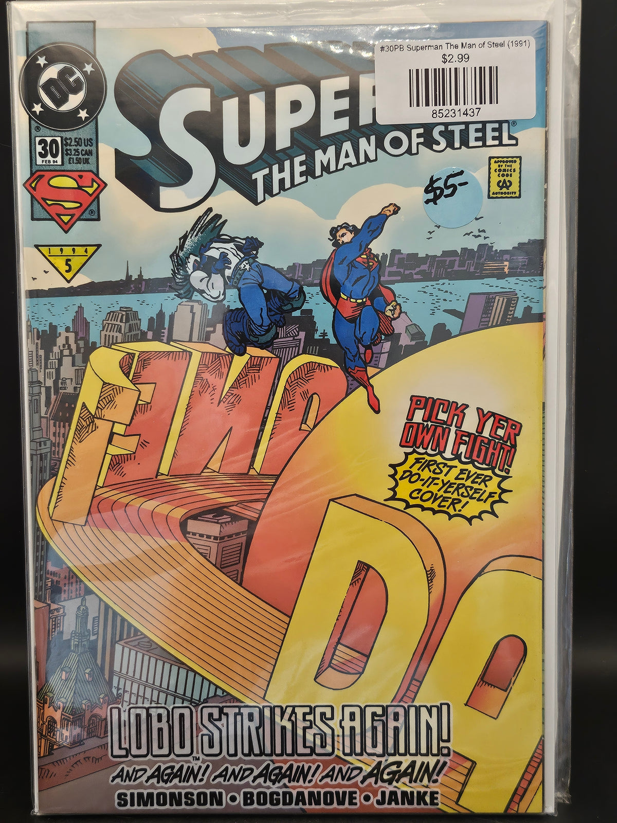 #30PB Superman The Man of Steel (1991)