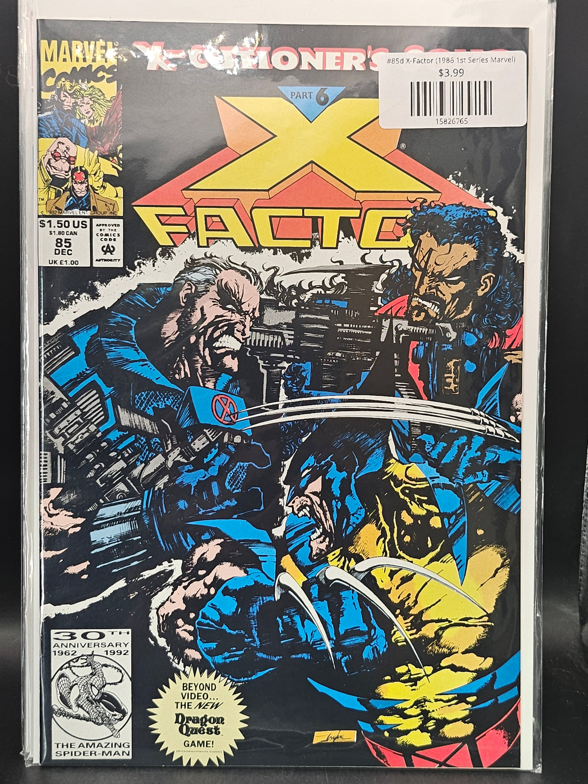 #85d X-Factor (1986 1st Series Marvel)