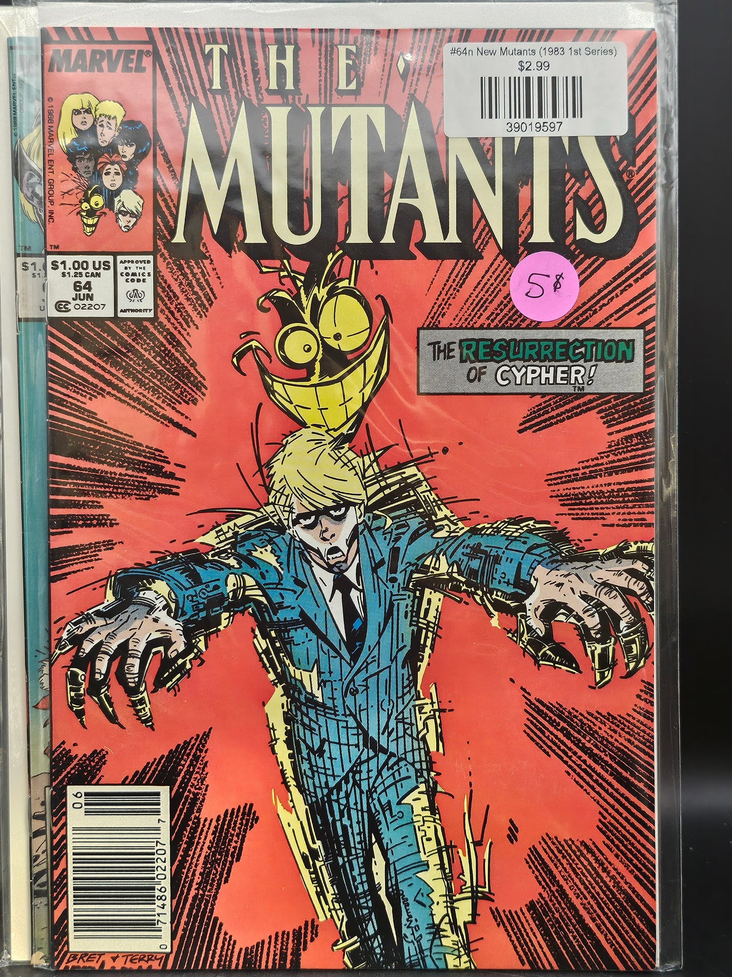 #64n New Mutants (1983 1st Series)