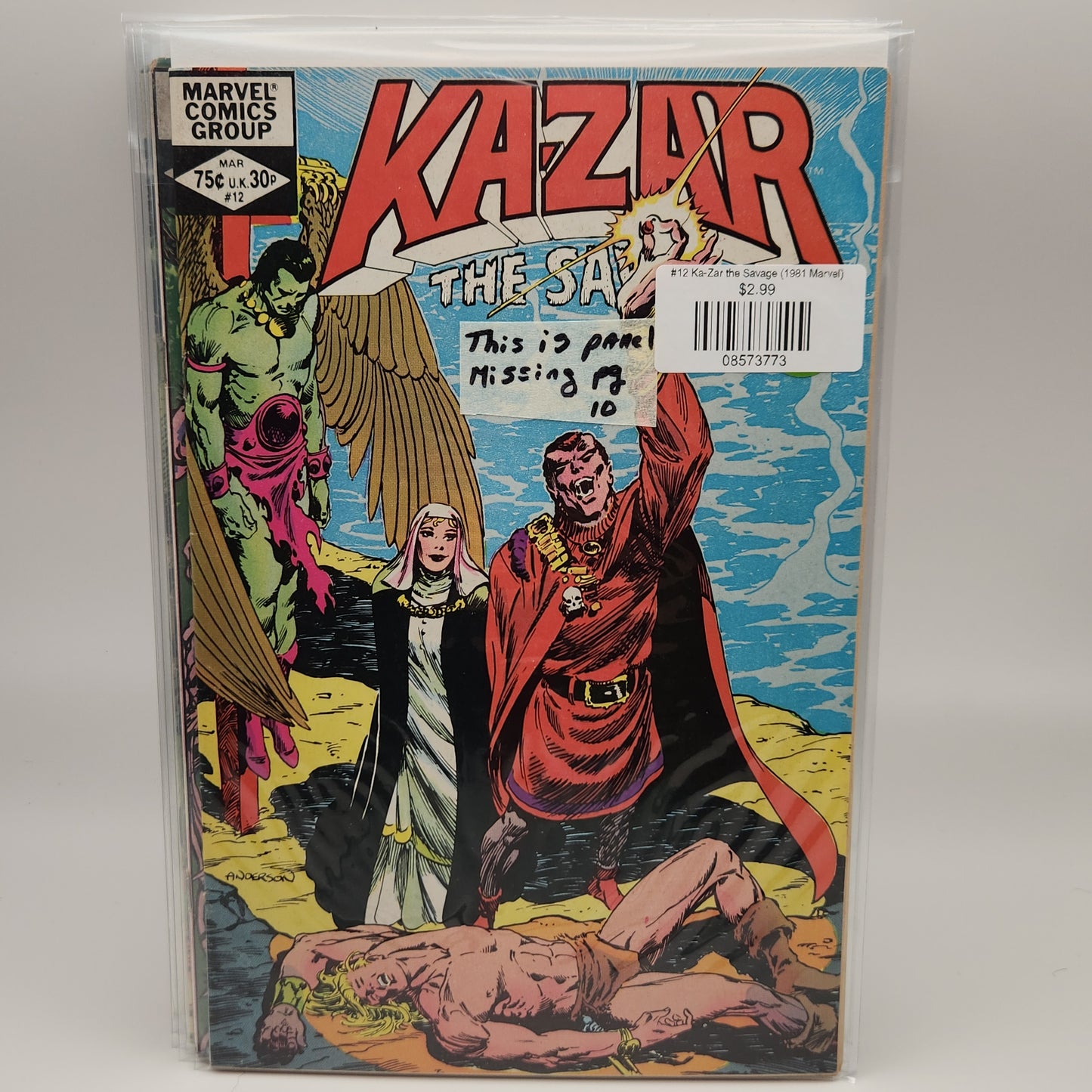#12 Ka-Zar the Savage (1981 Marvel)
