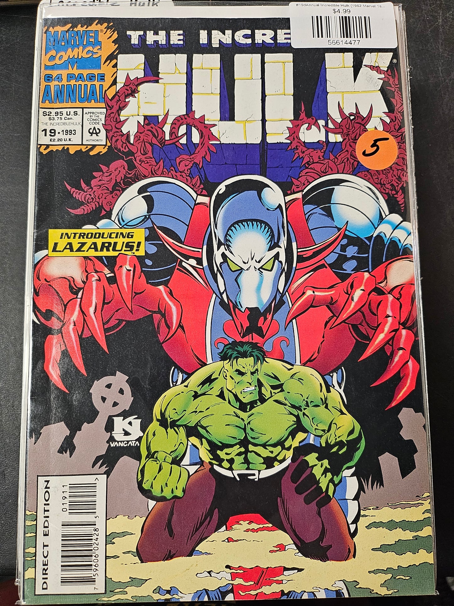 #19dAnnual Incredible Hulk (1962 Marvel 1st Series)