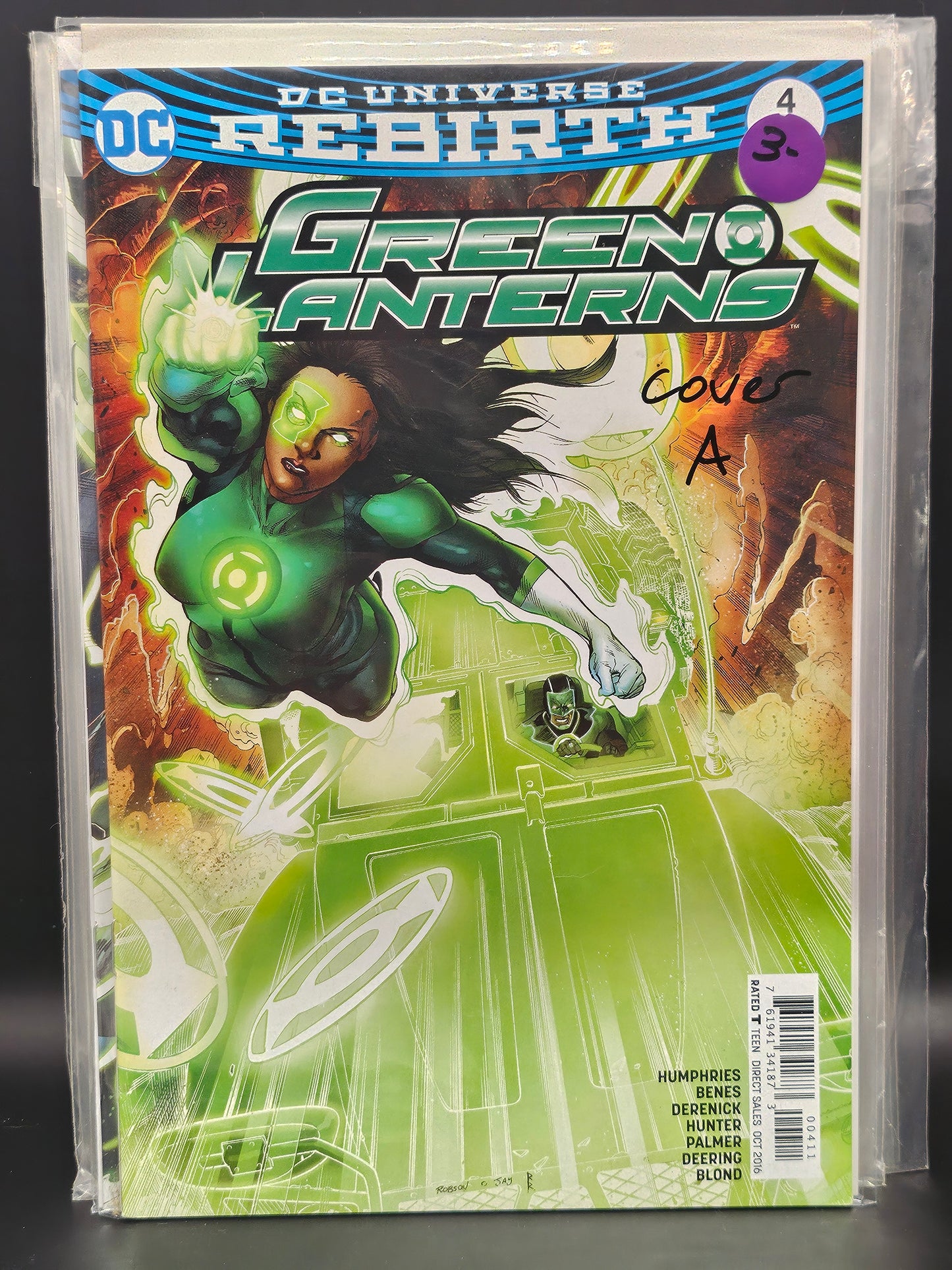 #4 Cover A - Green Lanterns (2016)