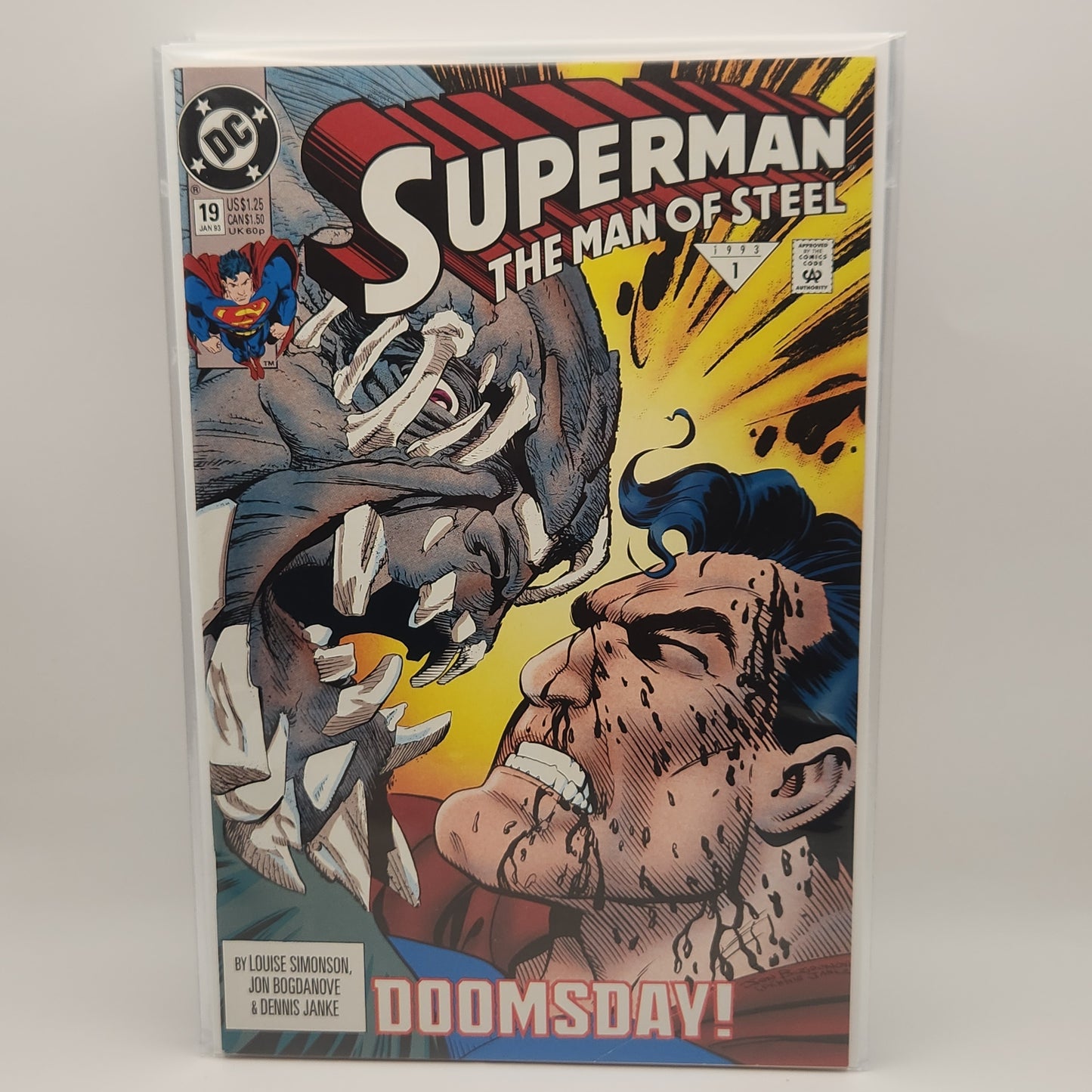 #19 Direct - Superman The Man of Steel (1991)