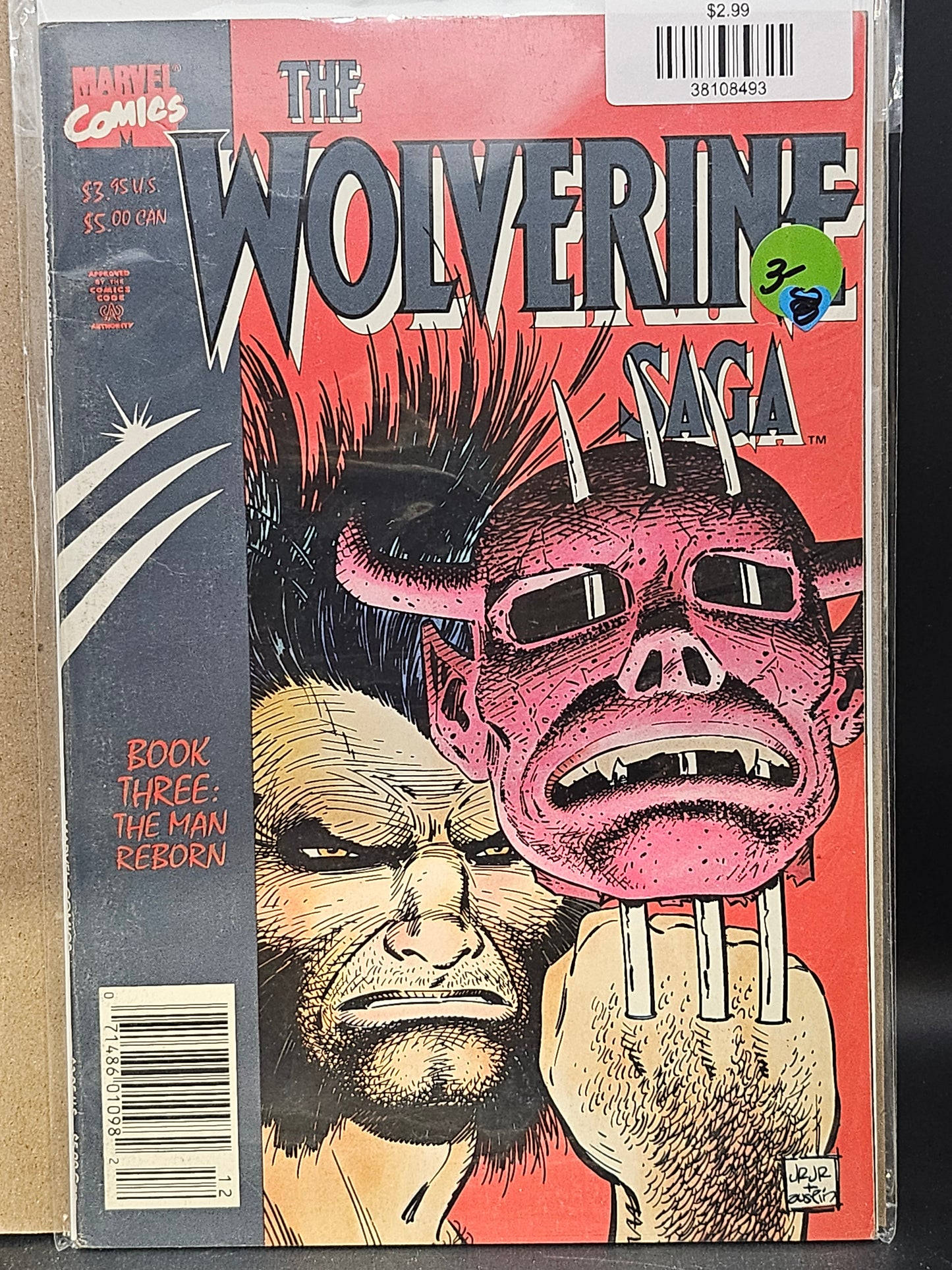 #3 Wolverine Saga (1989)
