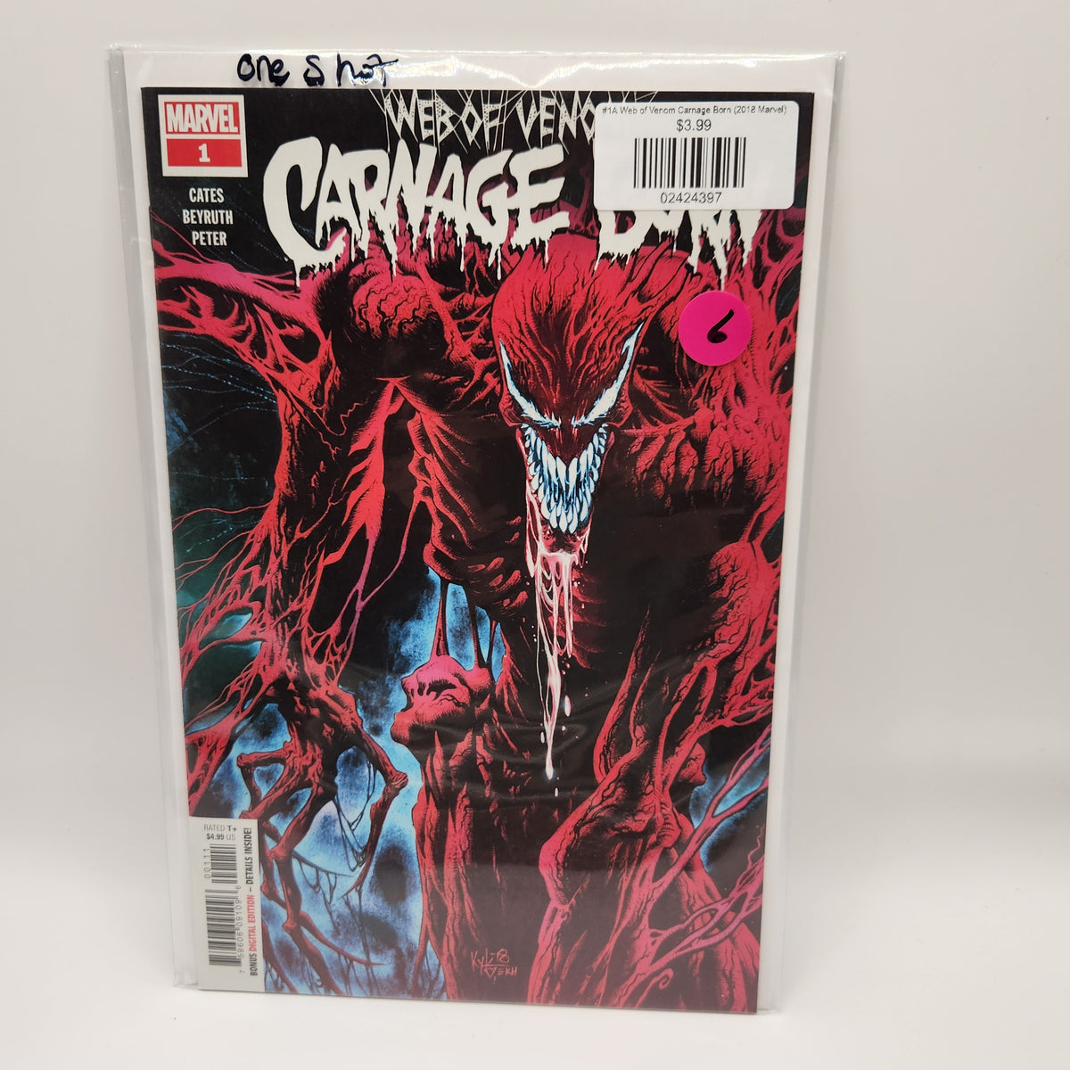 #1A Web of Venom Carnage Born (2018 Marvel)