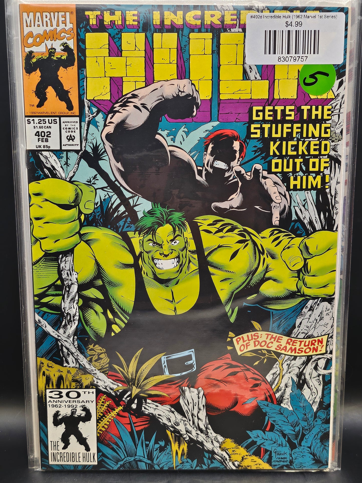 #402d Incredible Hulk (1962 Marvel 1st Series)