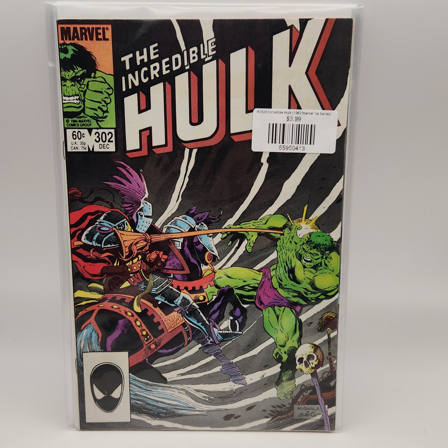 #302d Incredible Hulk (1962 Marvel 1st Series)