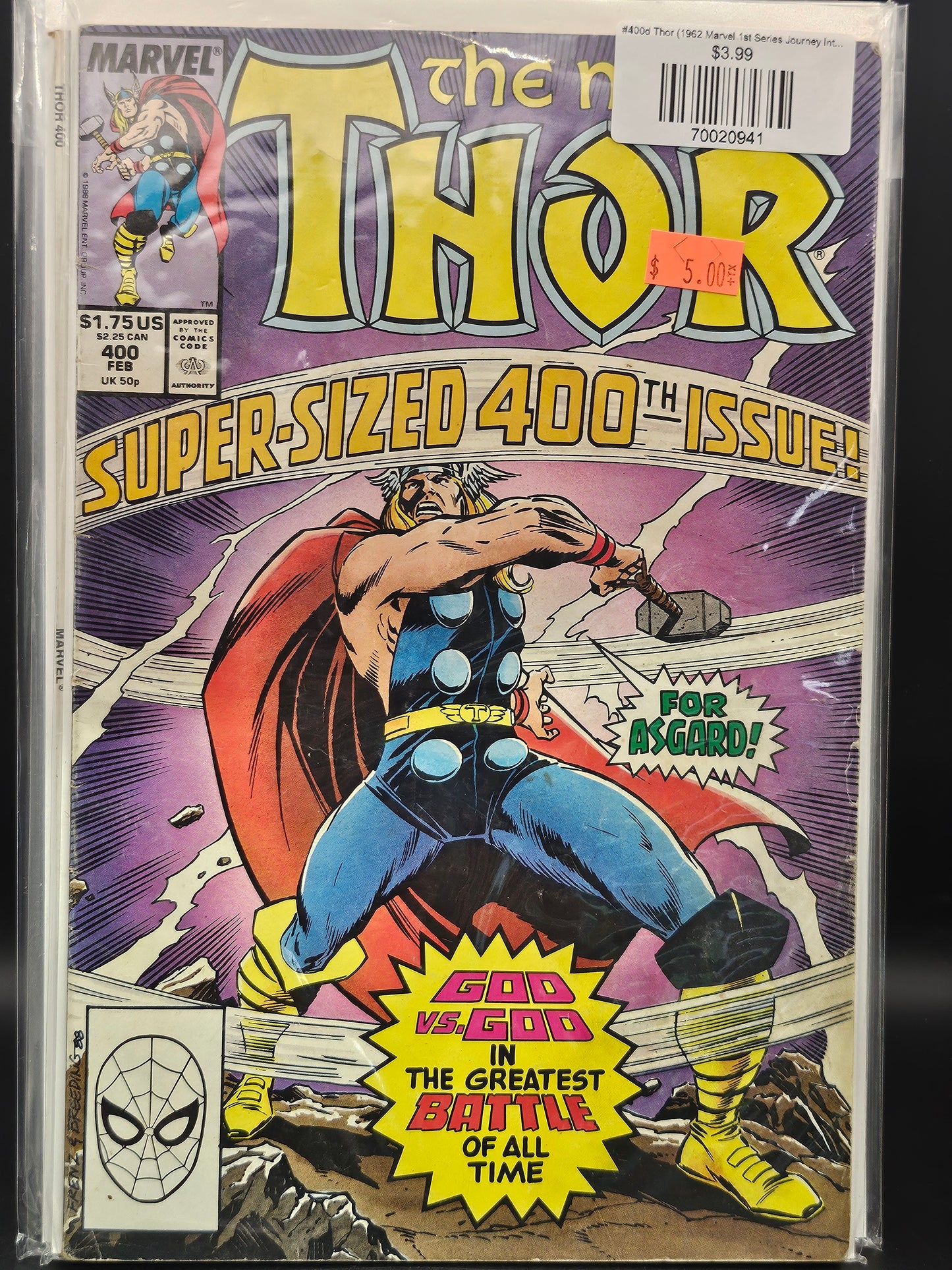 #400d Thor (1962 Marvel 1st Series Journey Into Mystery)