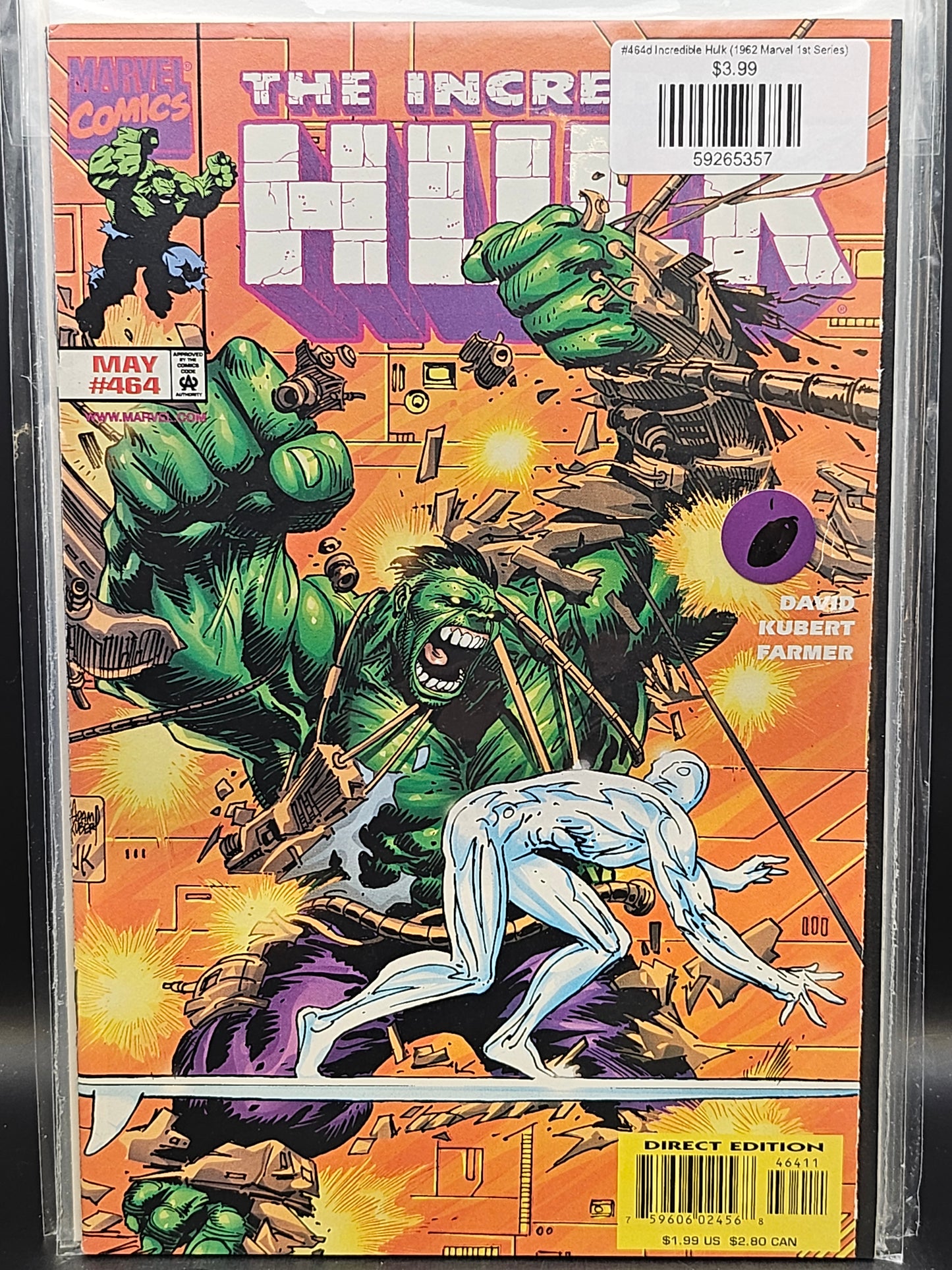 #464d Incredible Hulk (1962 Marvel 1st Series)