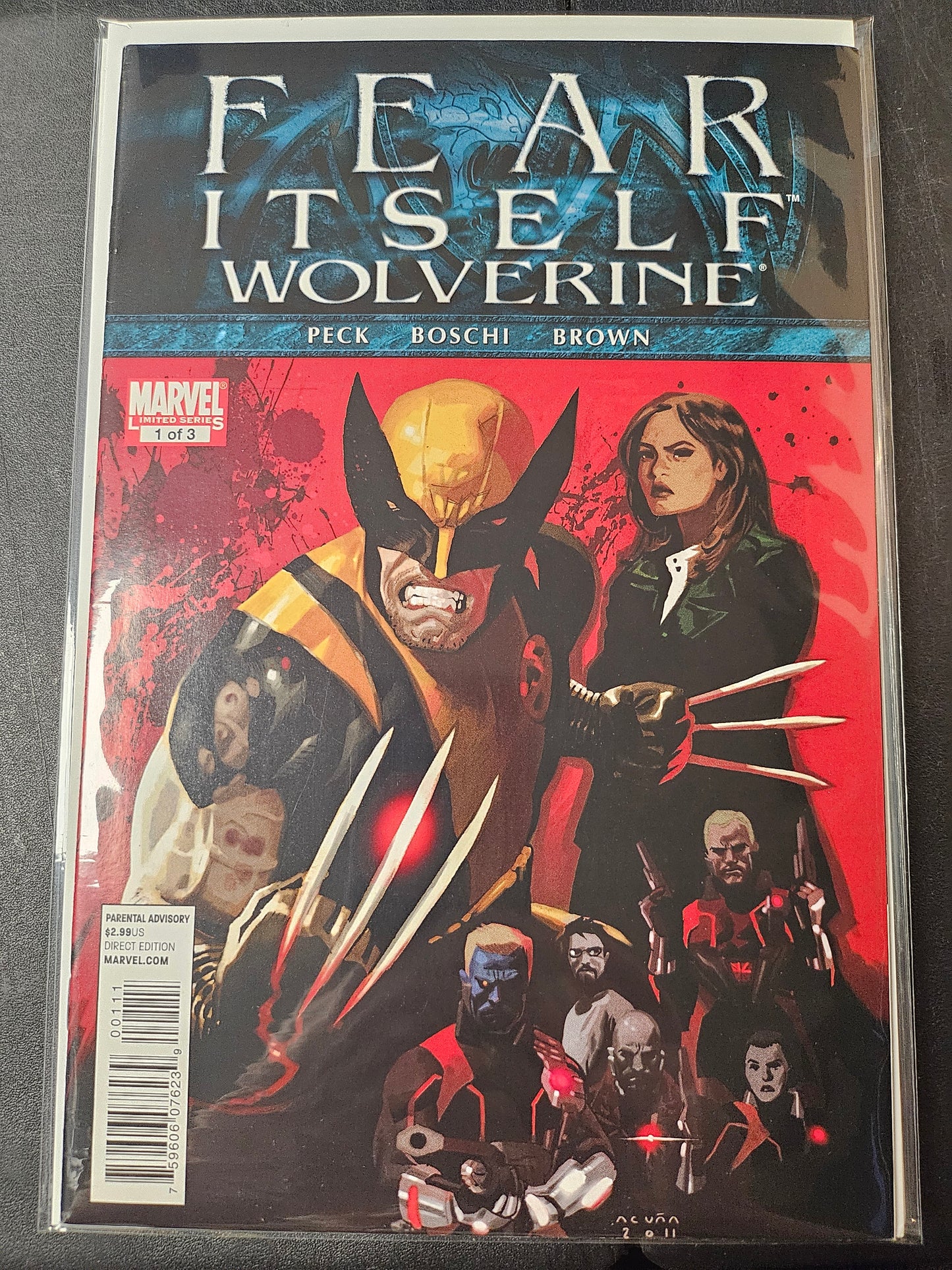 #1 Fear Itself Wolverine (2011 Marvel)