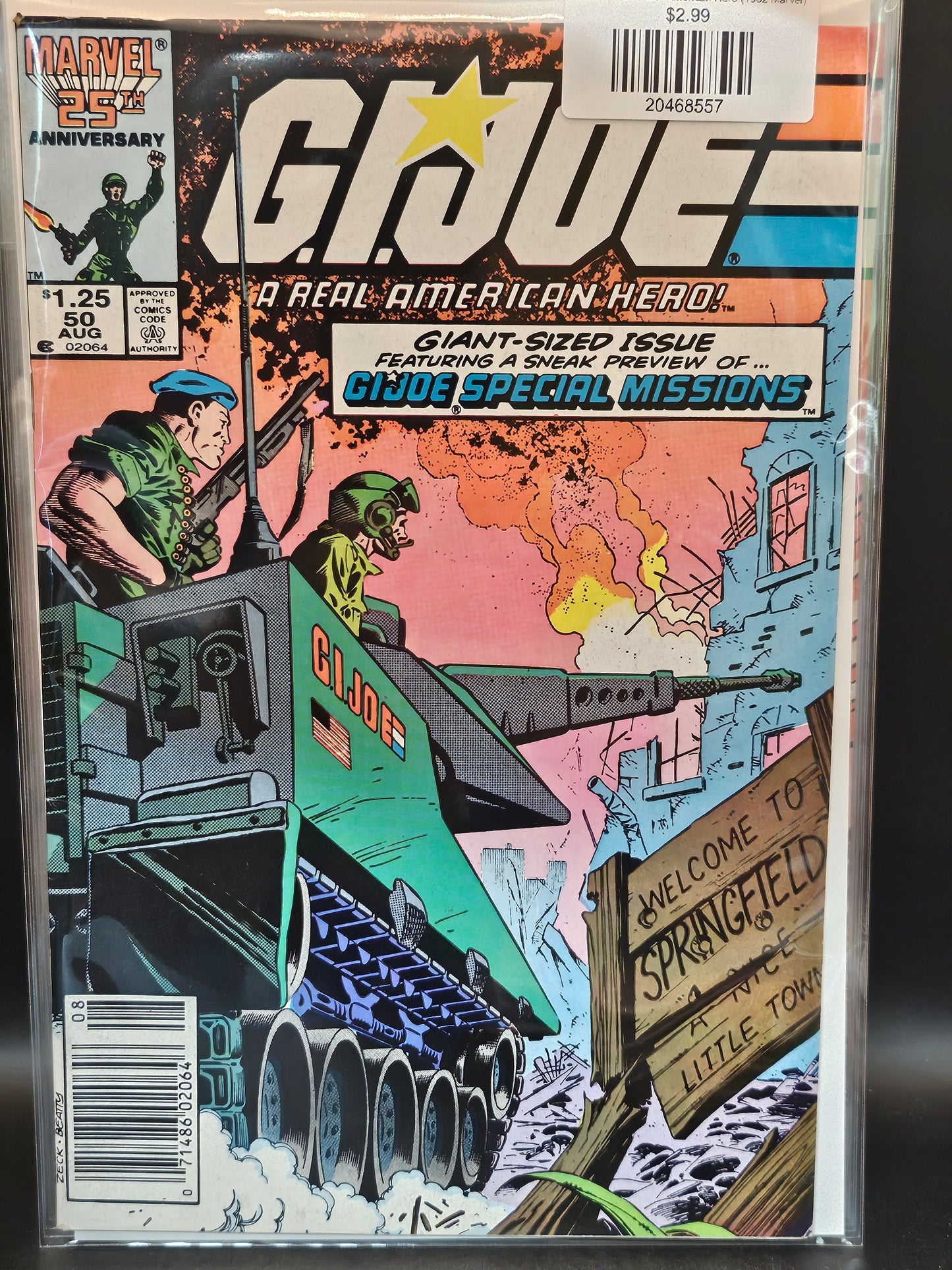 #50n GI Joe A Real American Hero (1982 Marvel)
