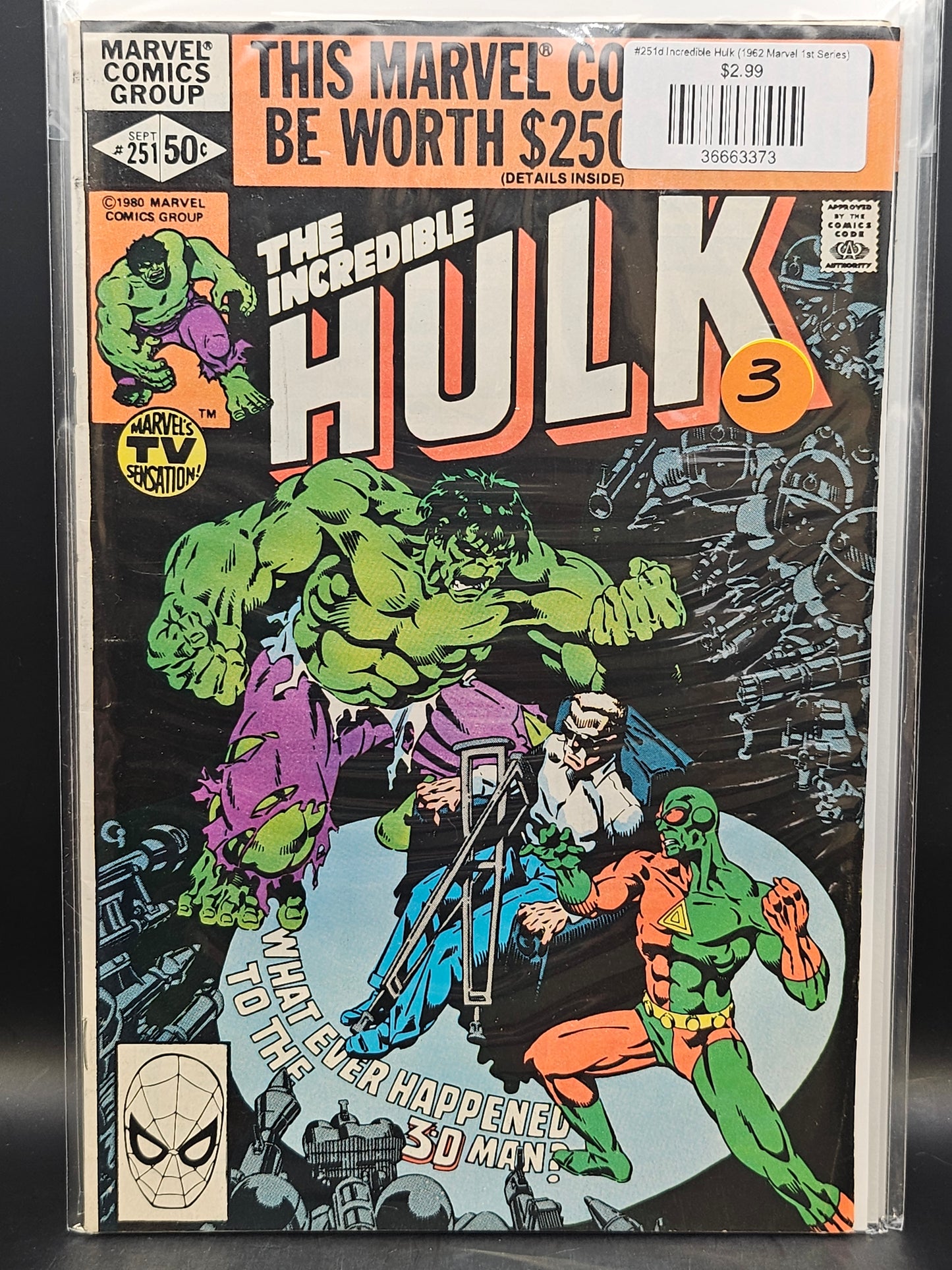 #251d Incredible Hulk (1962 Marvel 1st Series)