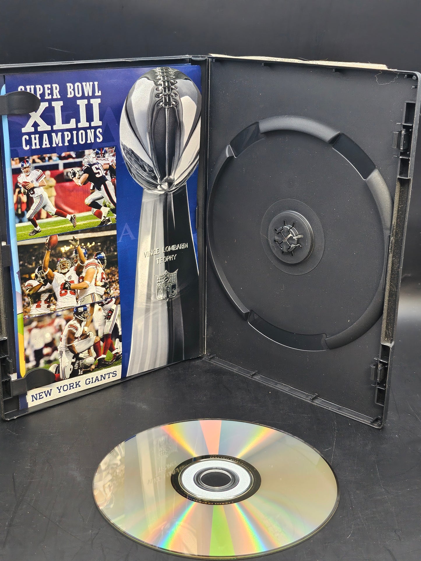dvd Super Bowl XLII Chamoions NY Giants NFL