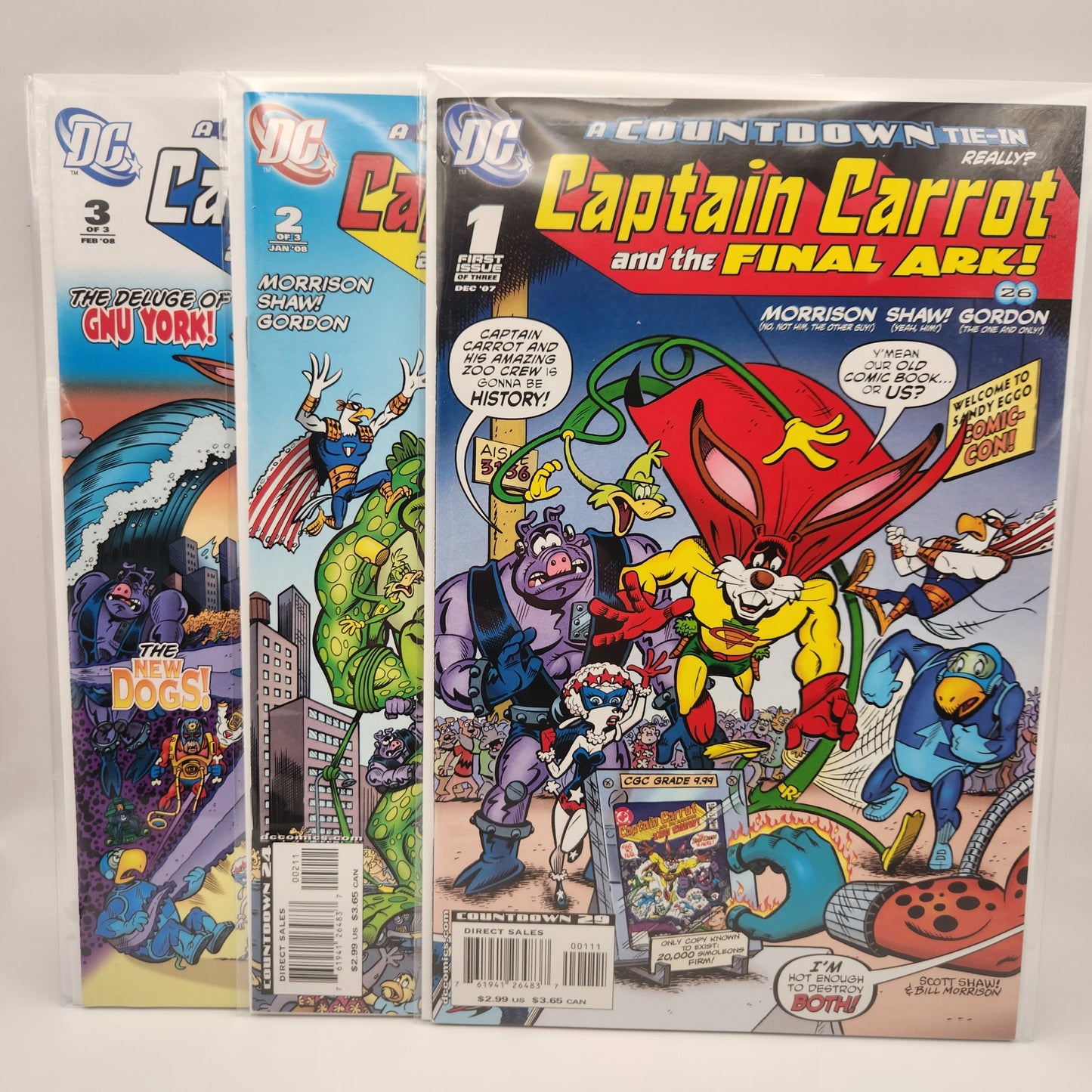 #1-3 Complete Set - Captain Carrot and the Final Ark (2007)