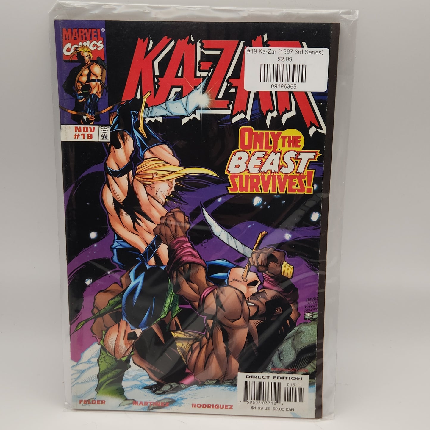 #19 Ka-Zar (1997 3rd Series)