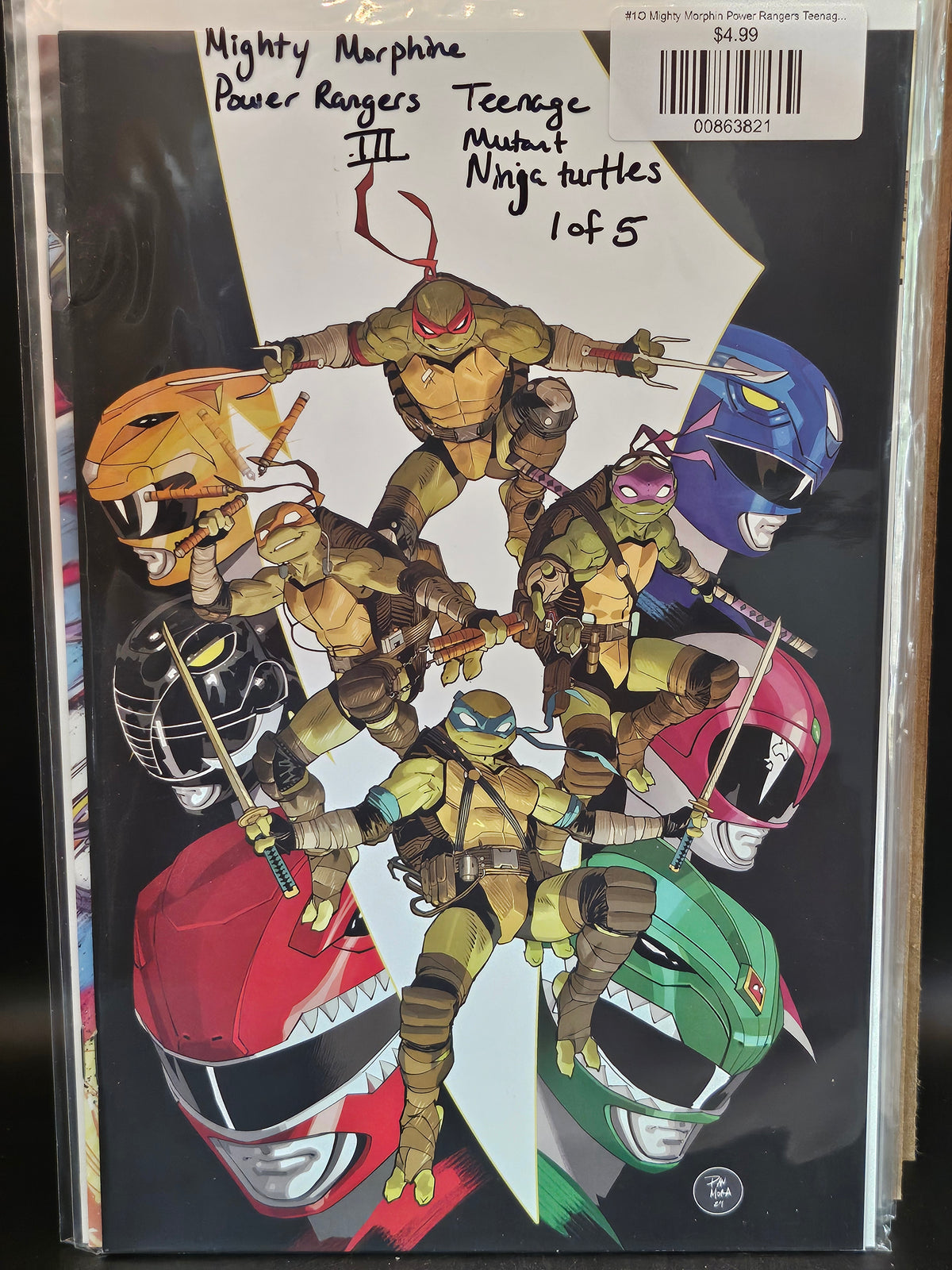 #1O Mighty Morphin Power Rangers Teenage Mutant Ninja Turtles III (2025 Boom)