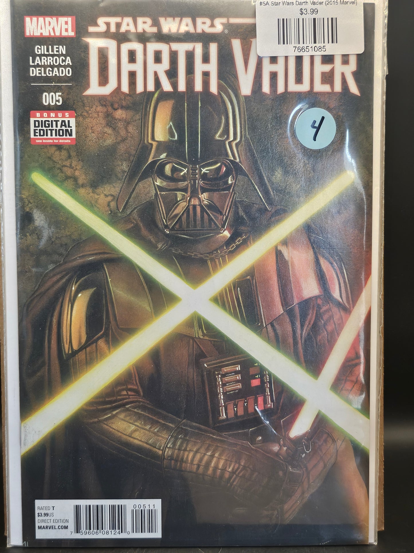 #5A Star Wars Darth Vader (2015 Marvel)