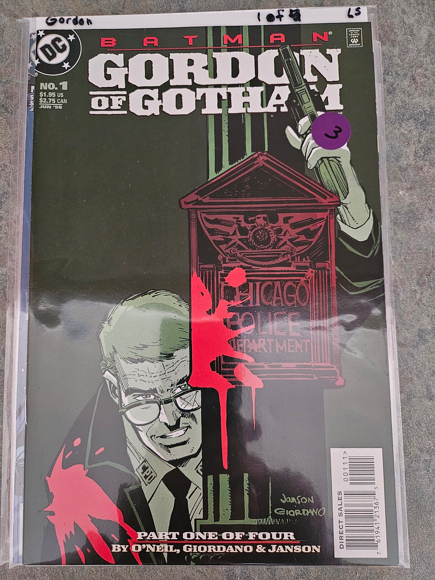 115.100 – #1 of 4 – limited series – Batman Gordon of Gotham 1998–1998
