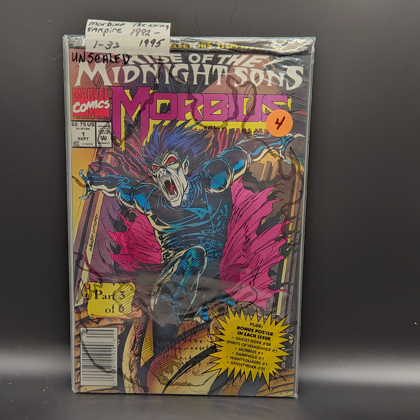 #1U.N Morbius the Living Vampire (1992 Marvel)