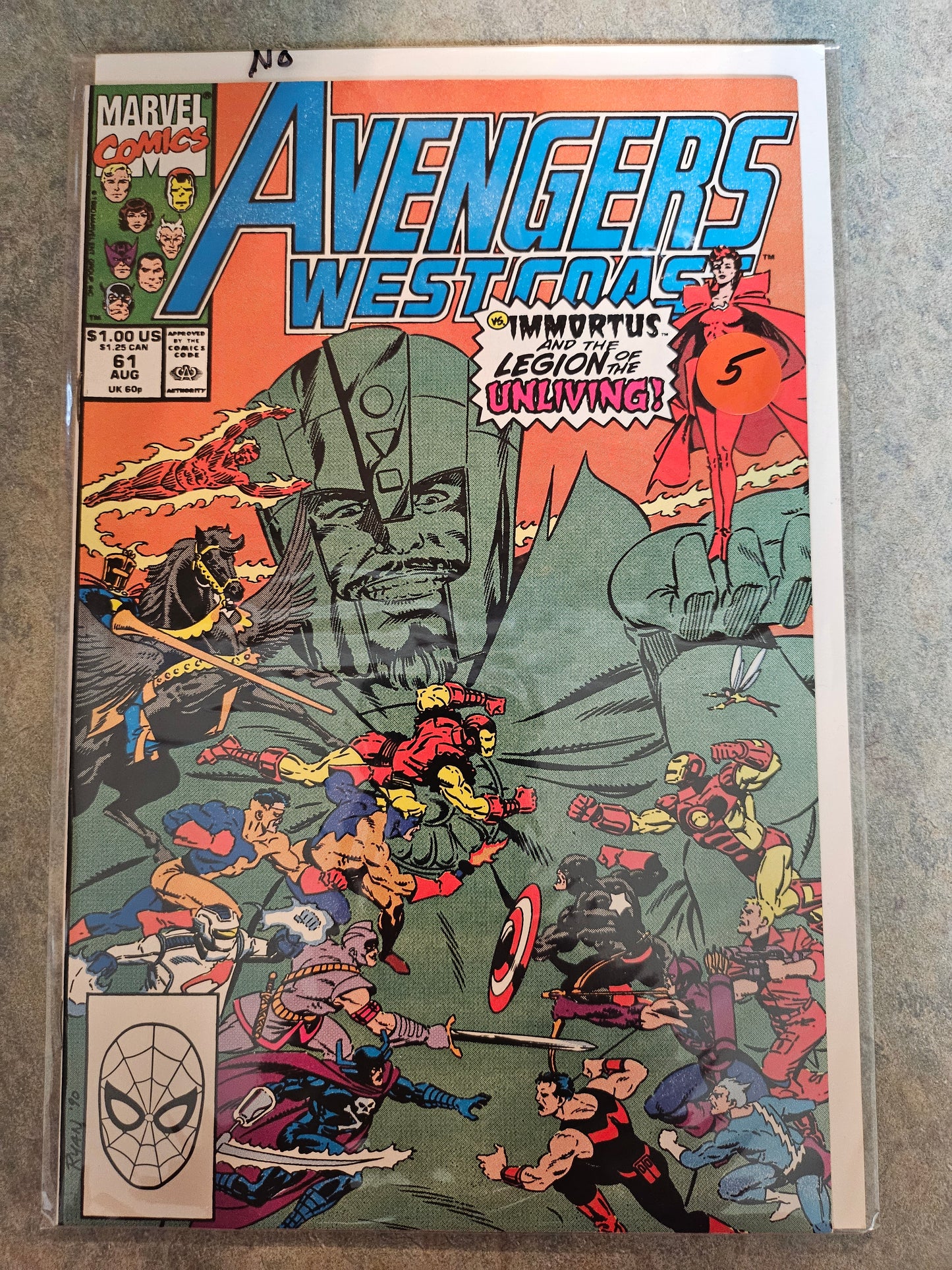 Avengers West Coast – Marvel Comics – (1989–1994) – Volume 1 – #61