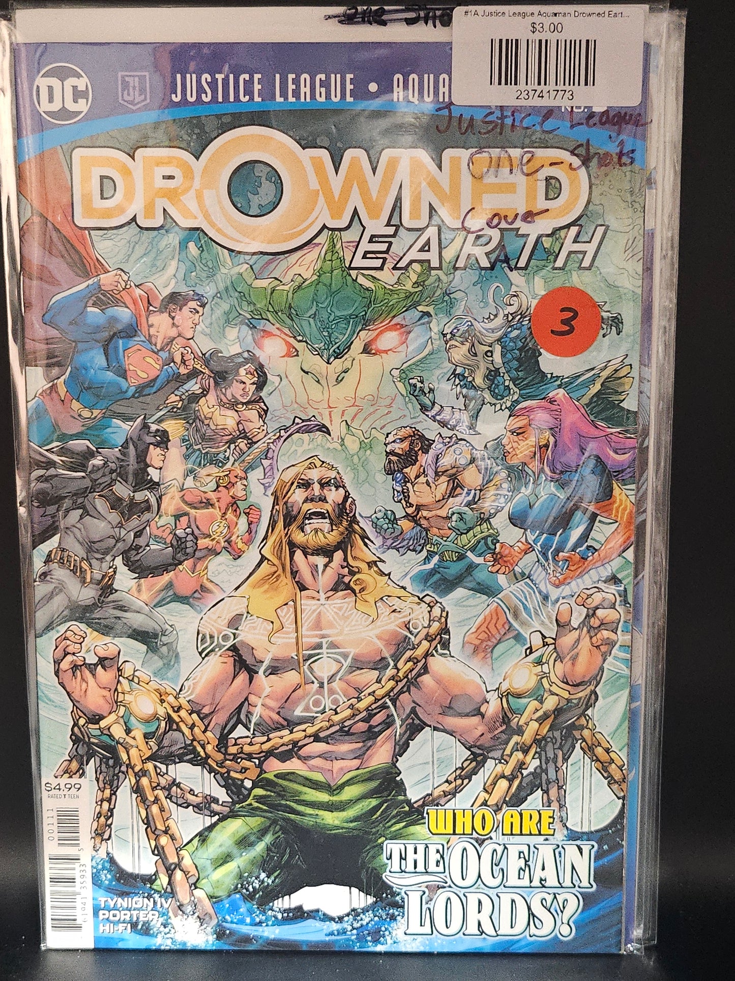 #1A Justice League Aquaman Drowned Earth (2018 DC)