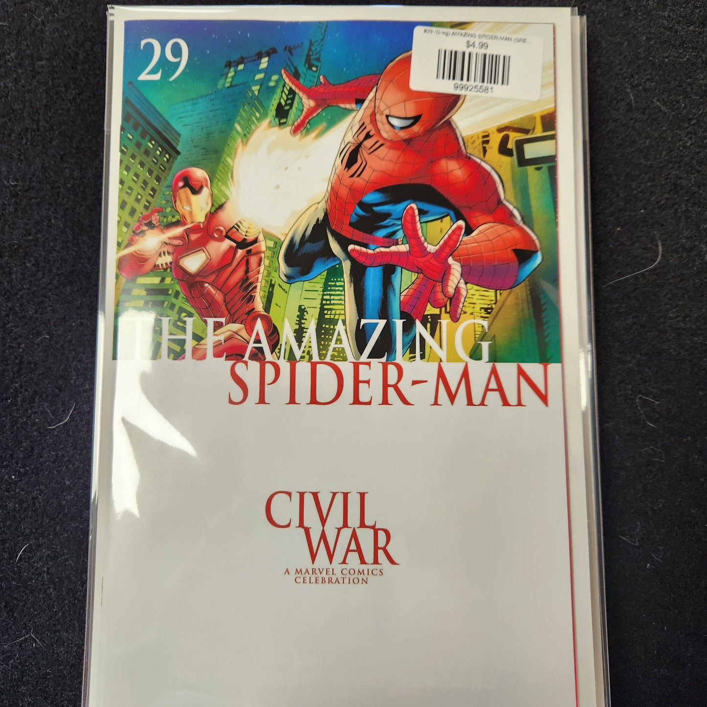 #29 (Greg) AMAZING SPIDER-MAN (GREG LAND CIVIL WAR CELEBRATION VARIANT)