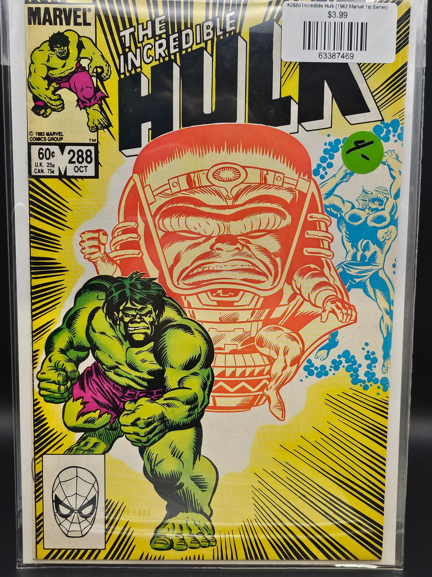 #288d Incredible Hulk (1962 Marvel 1st Series)