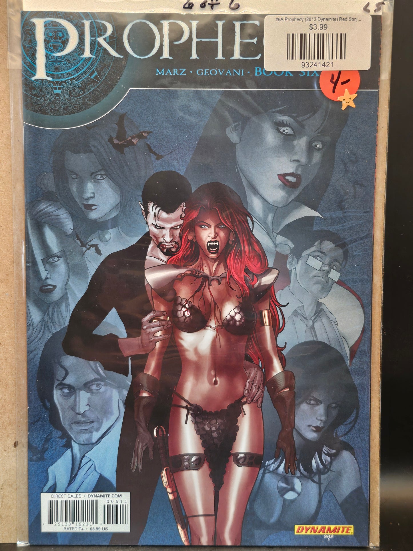 #6A Prophecy (2012 Dynamite) Red Sonja Vampirella