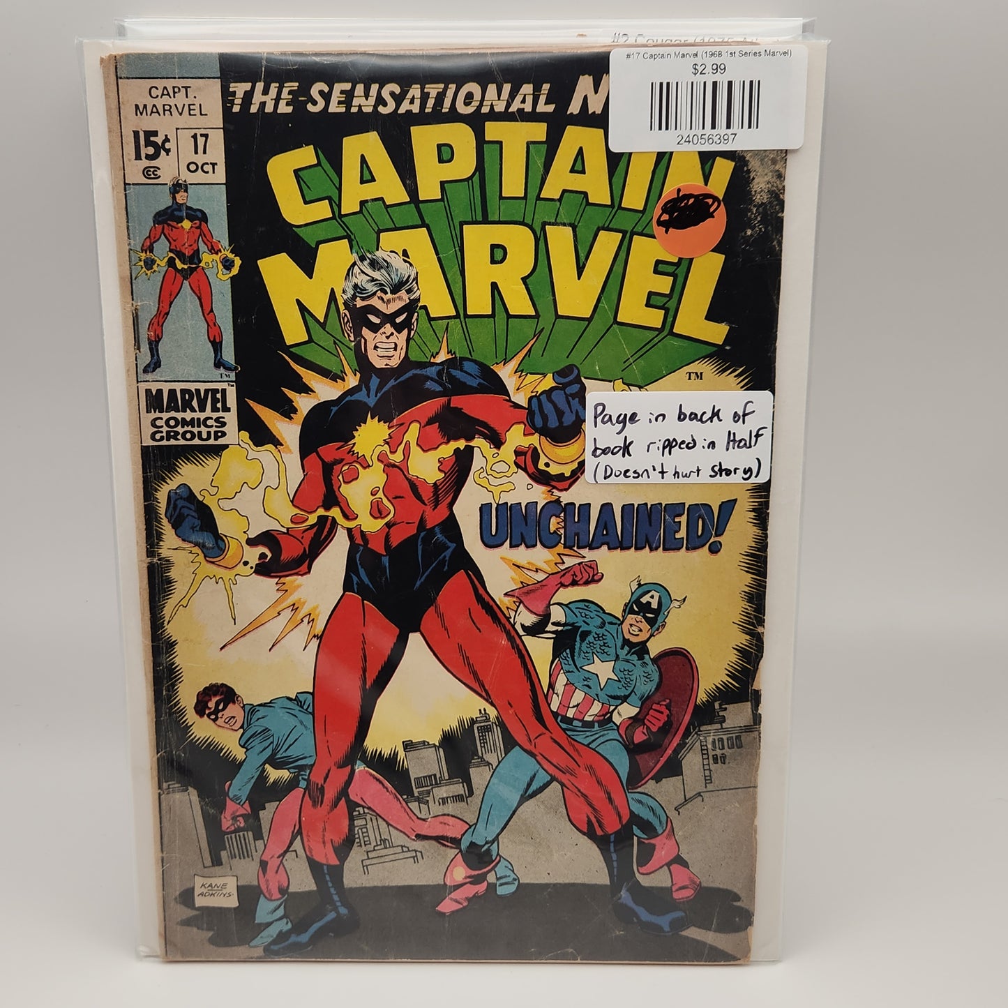 #17 Captain Marvel (1968 1st Series Marvel)