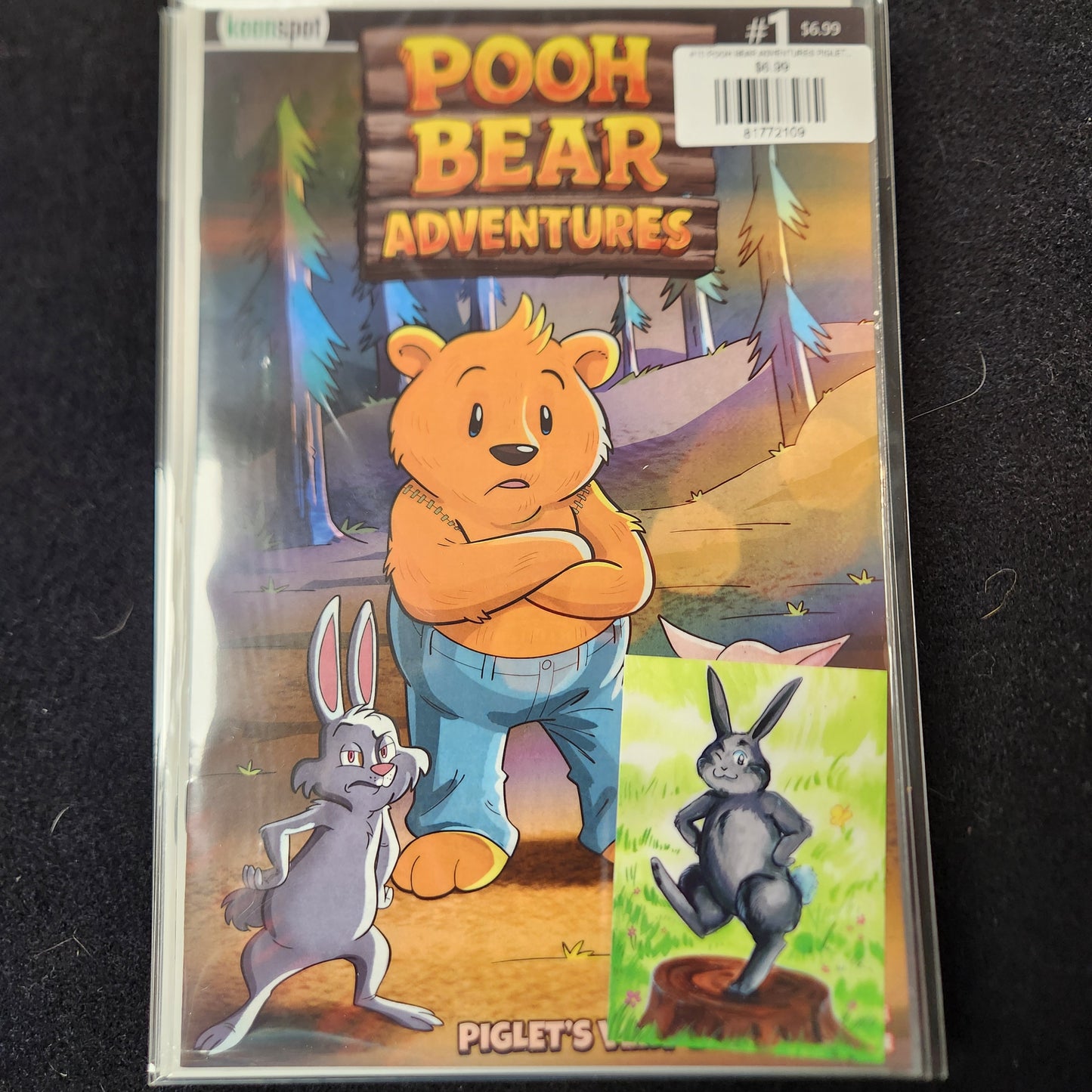 #1D POOH BEAR ADVENTURES PIGLETS VERY BAD DAY (ONE SHOT SURPRISE COVER BAGGED WITH TRADING CARD VAR)