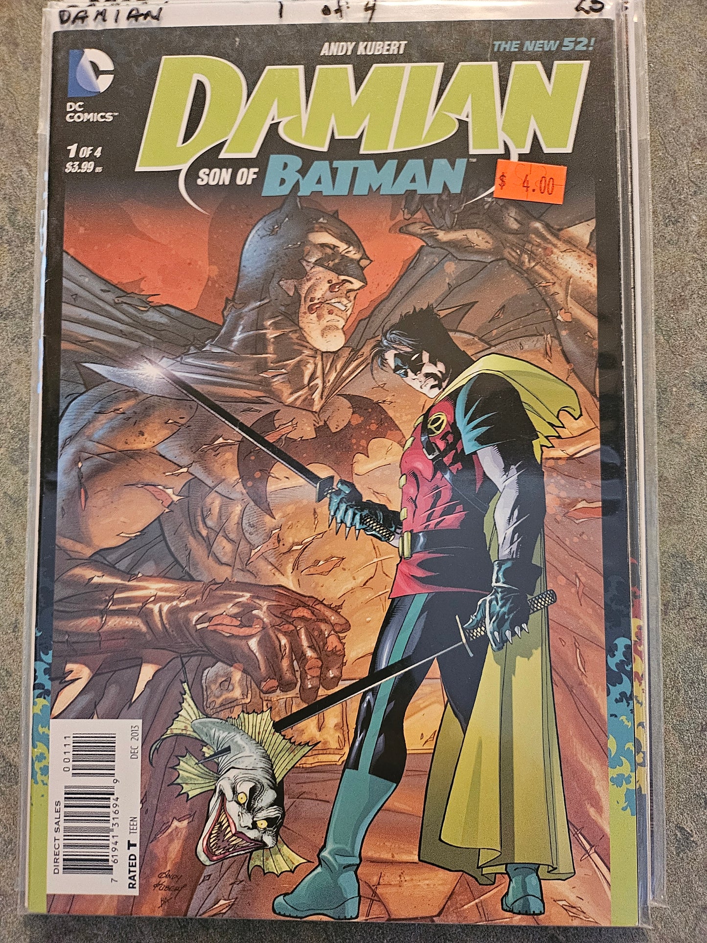 Damian: Son of Batman – DC Comics – (2013–2014) – Volume 1 – Limited Series – #1 of 4 - Cover A