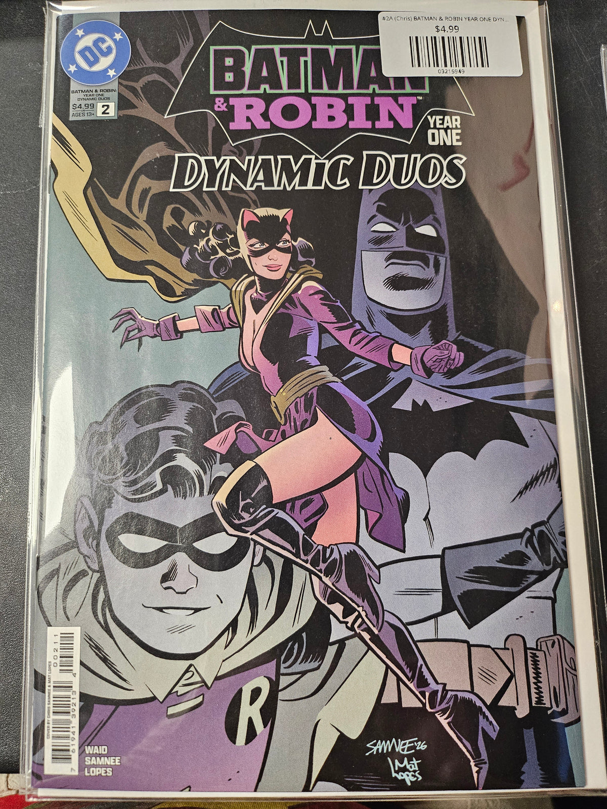 #2A (Chris) BATMAN & ROBIN YEAR ONE DYNAMIC DUOS (OF 12 CHRIS SAMNEE)
