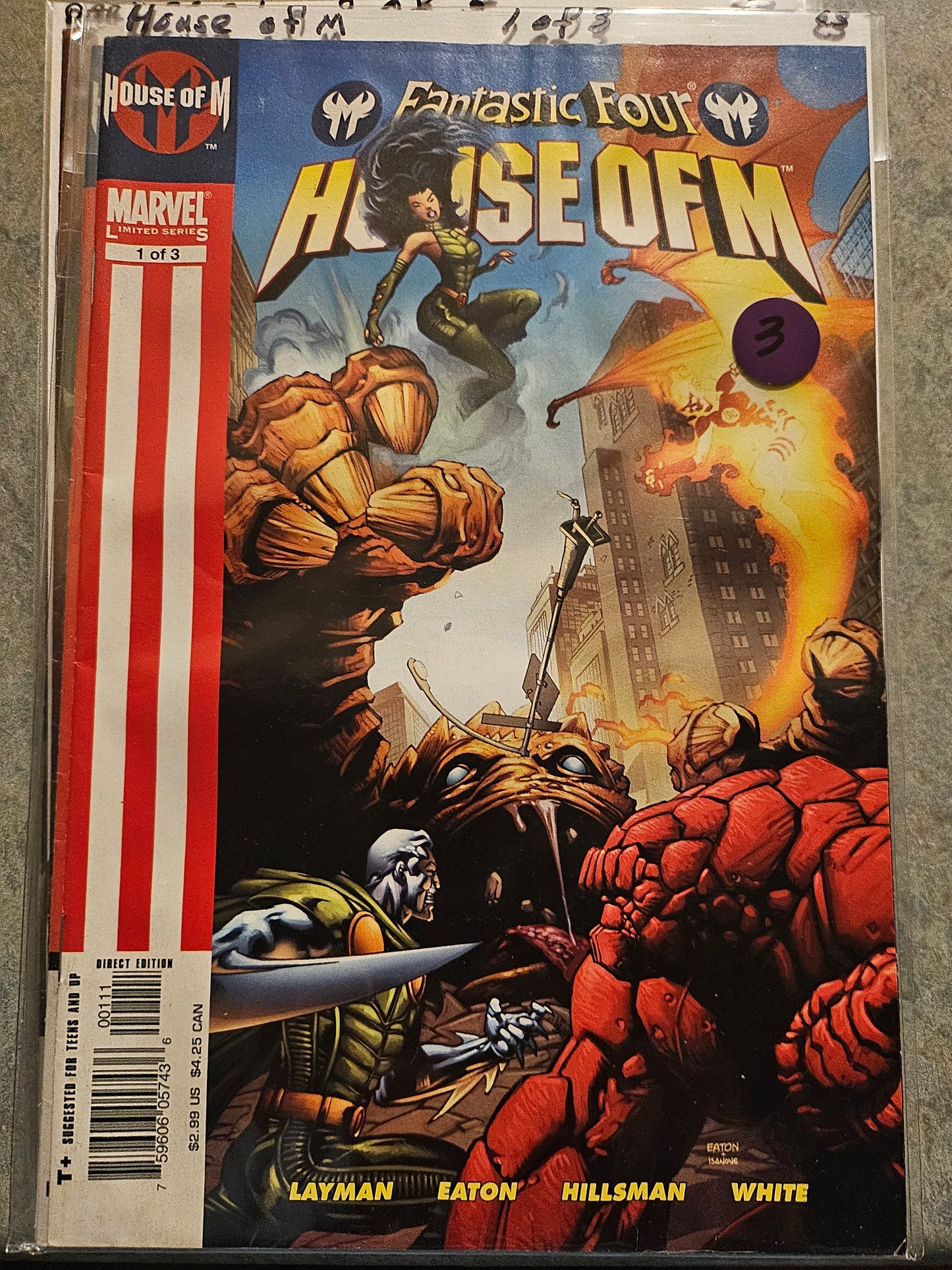 100.101 Fantastic Four – #1 of 3 – LS – House of M