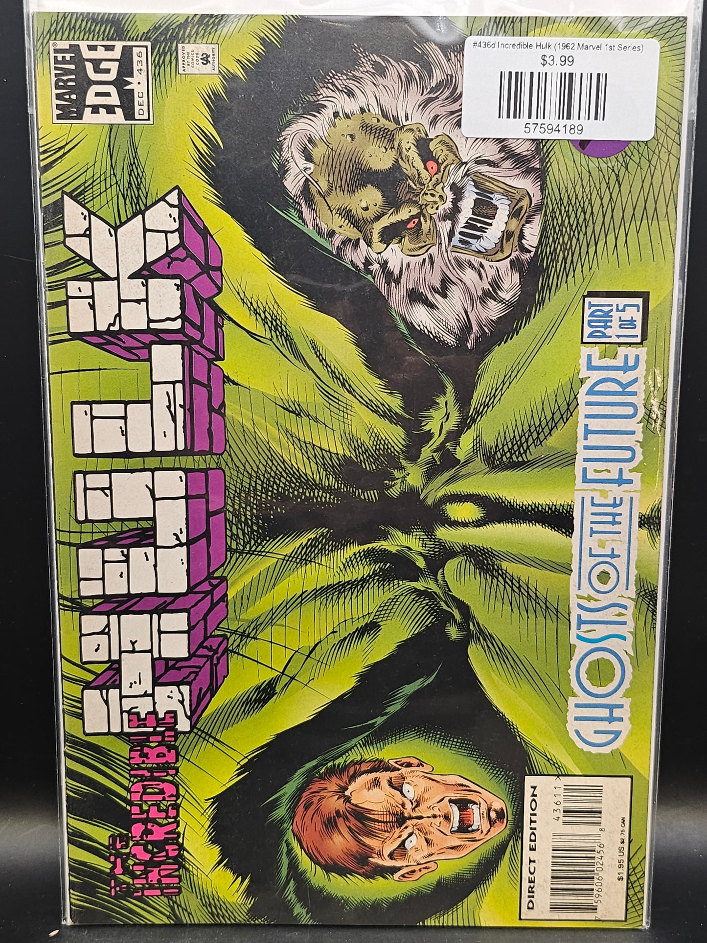 #436d Incredible Hulk (1962 Marvel 1st Series)