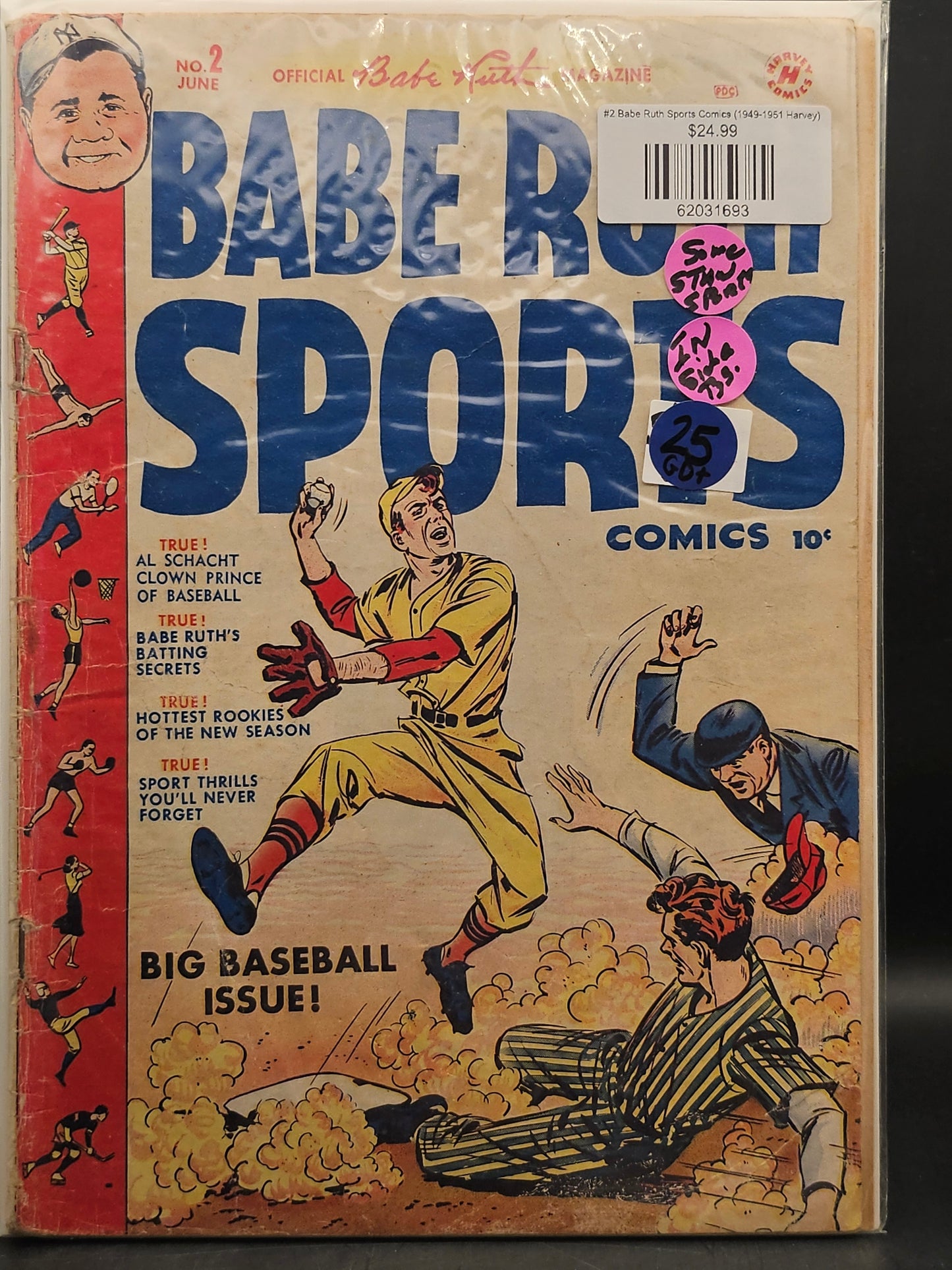 #2 Babe Ruth Sports Comics (1949-1951 Harvey)