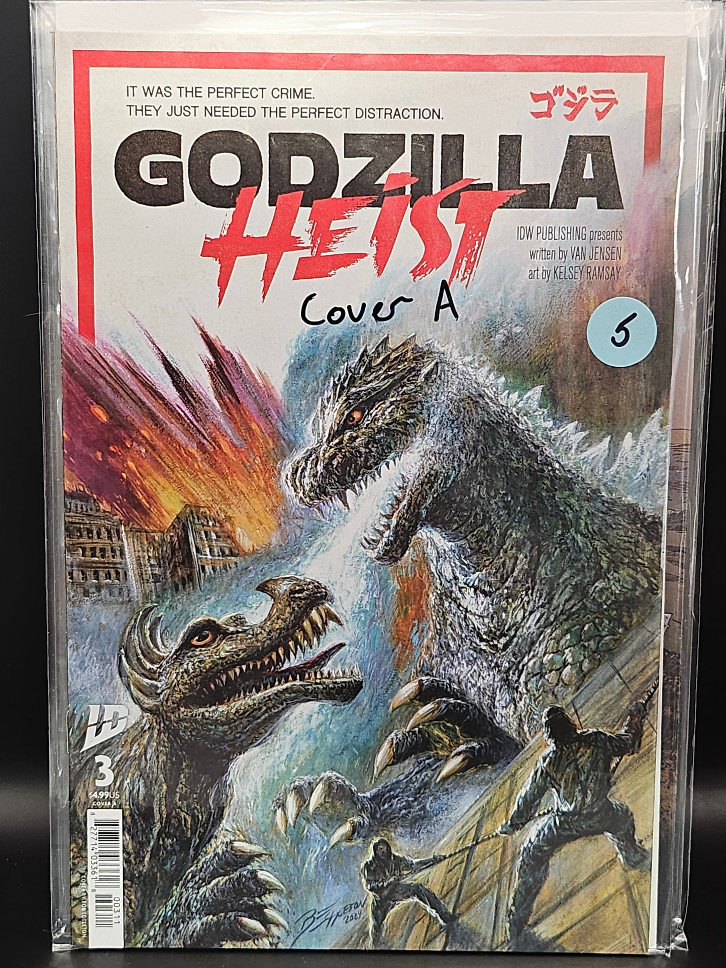 #3 Cover A - Godzilla Heist (2025 IDW)